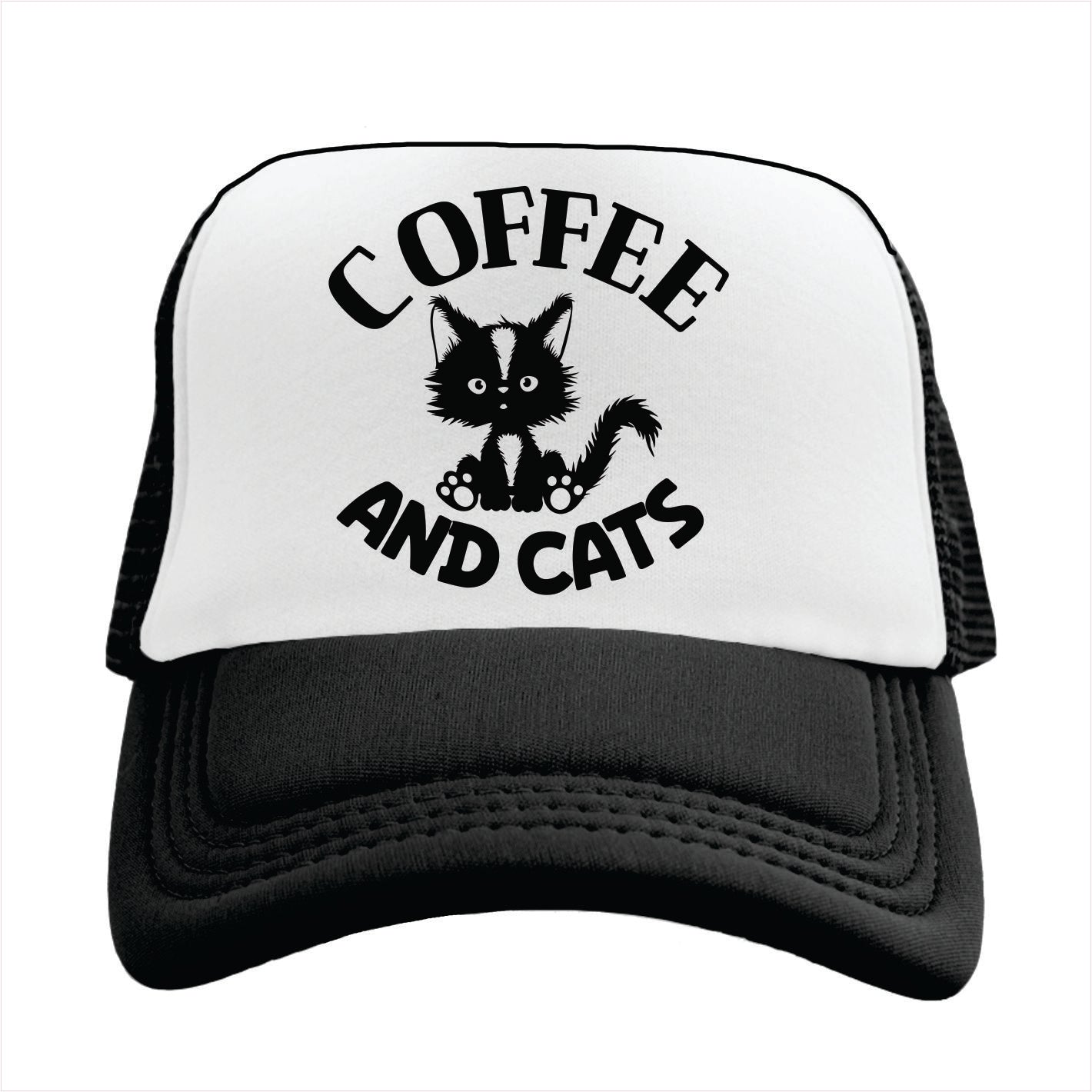 Trucker hat with adventure style vehicle from ecorootstore.com