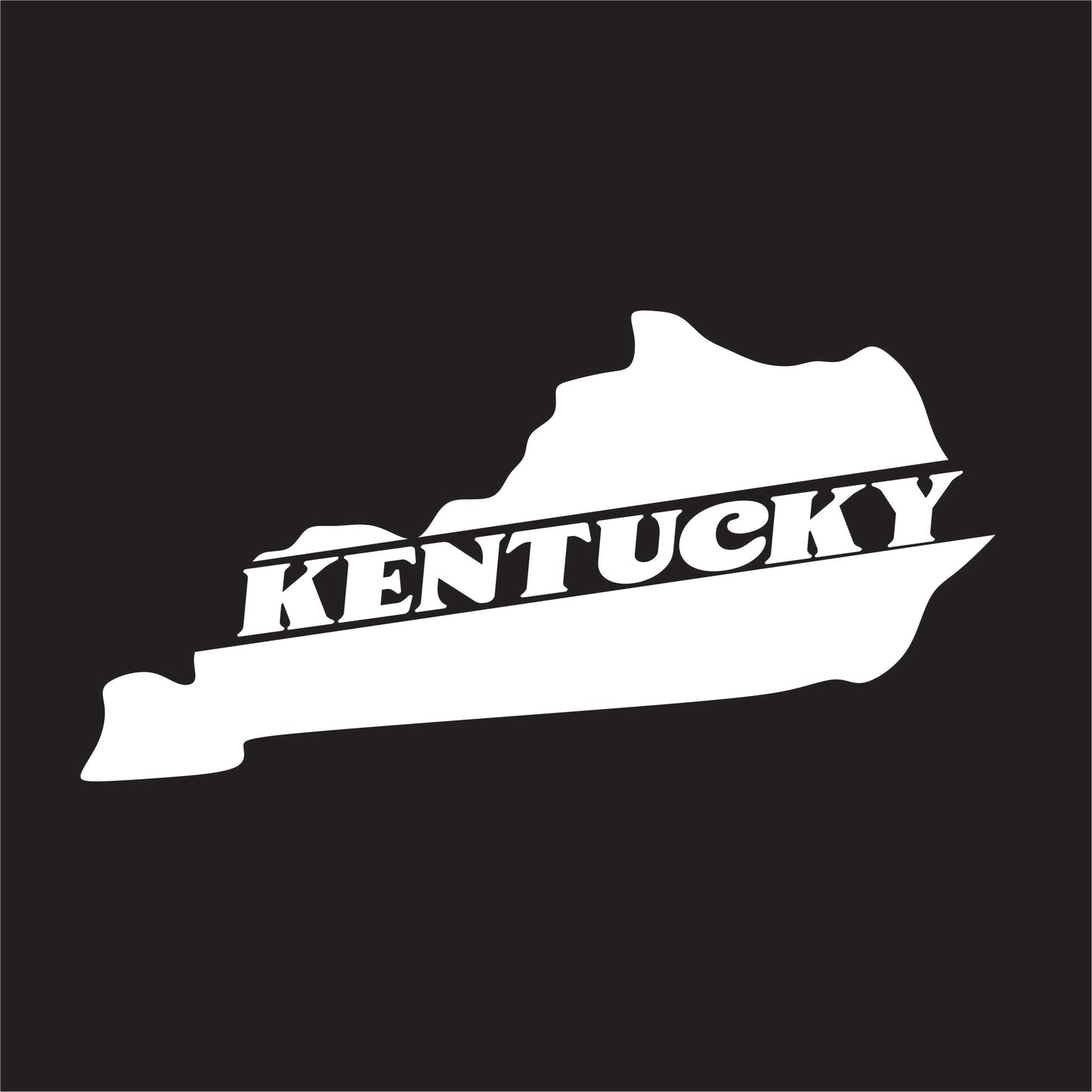 Kentucky State Decal Sticker - FREE shipping