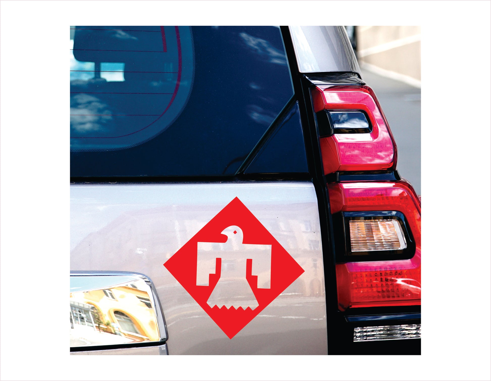 45th Infantry Division Thunderbird Red Vinyl Decal Sticker