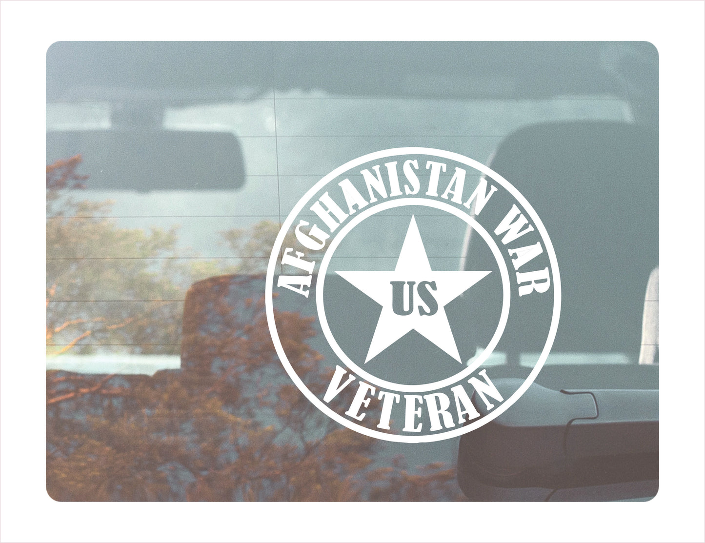 Afghanistan War US. Veteran Decal Sticker - FREE shipping