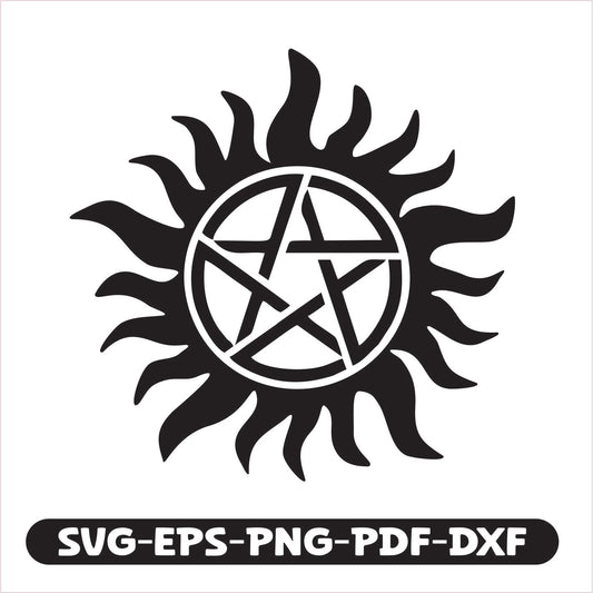Anti possession symbol SVG EPS PNG PDF DXF Cutting File