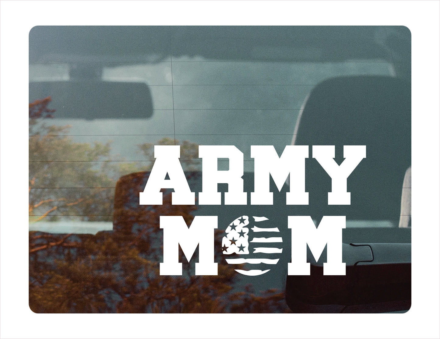 Army Mom Usa Decal Sticker - FREE shipping