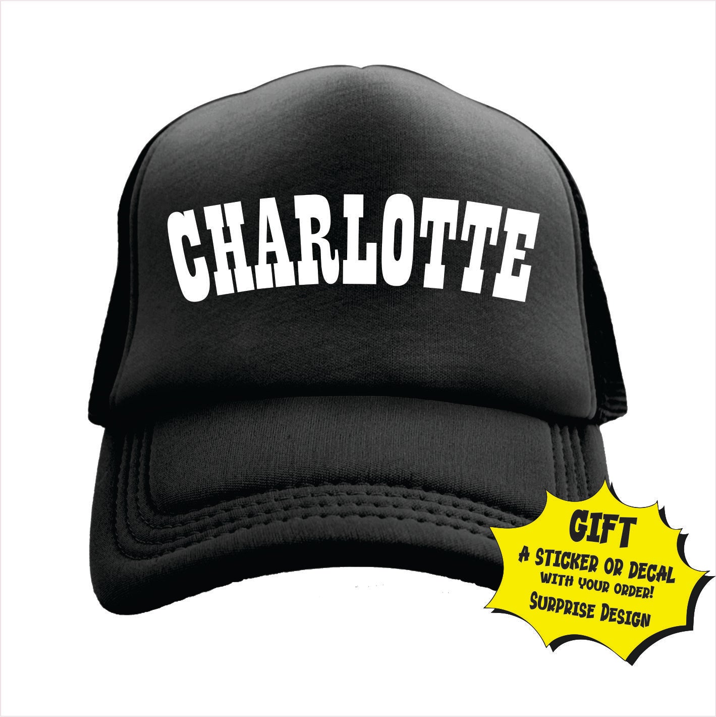 Charlotte Trucker Hat Cap