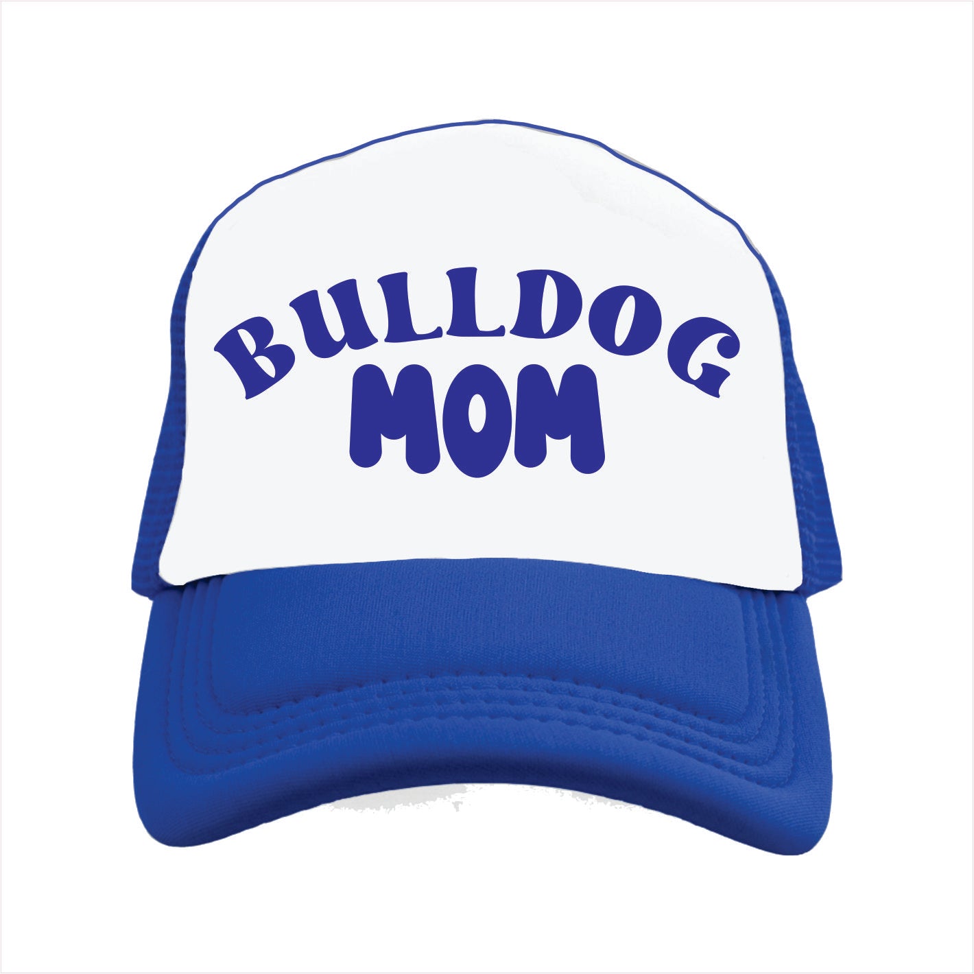 Bulldog Mom Trucker Hat Cap