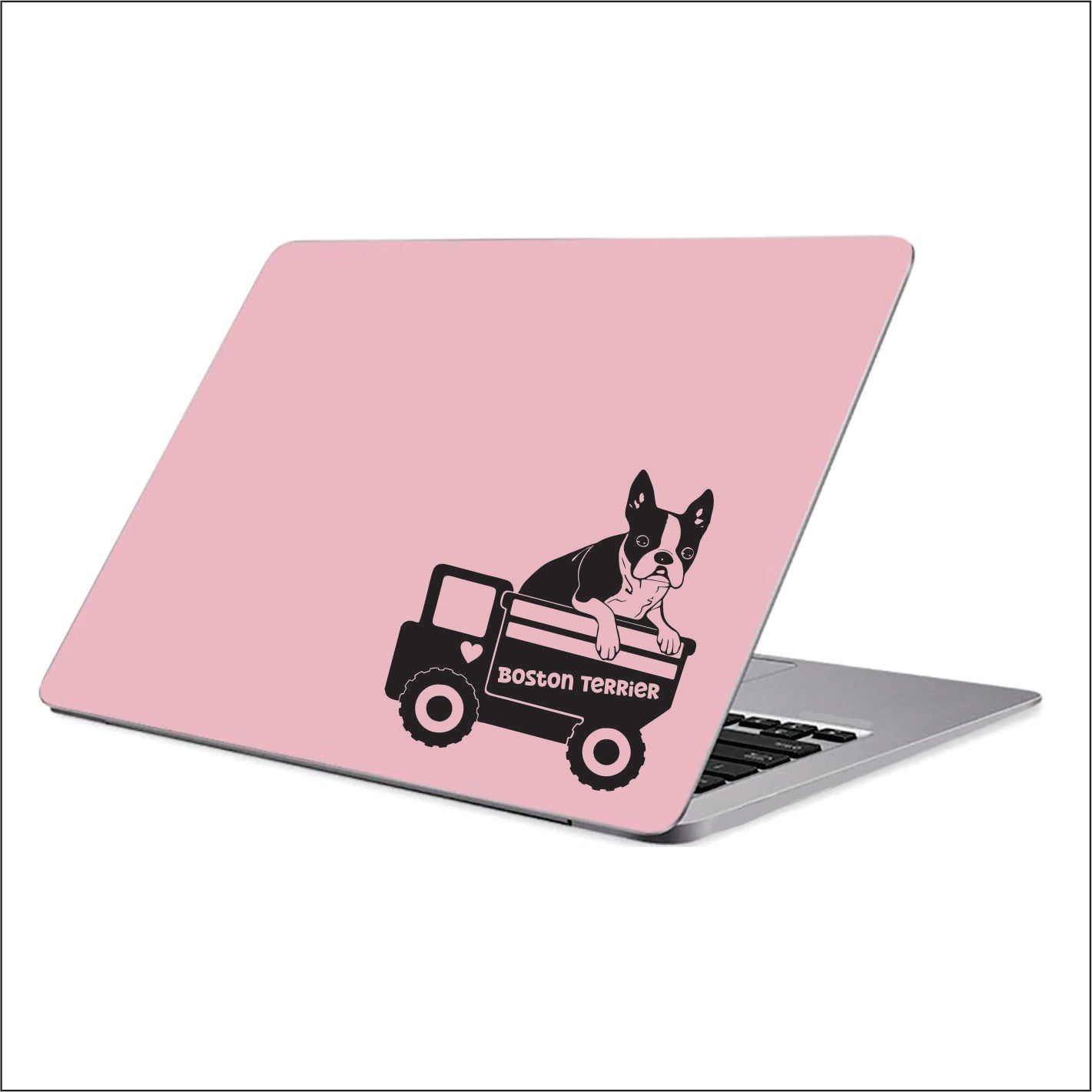 BOSTON TERRIER DOG truck Vinyl Decal Sticker FREE shipping