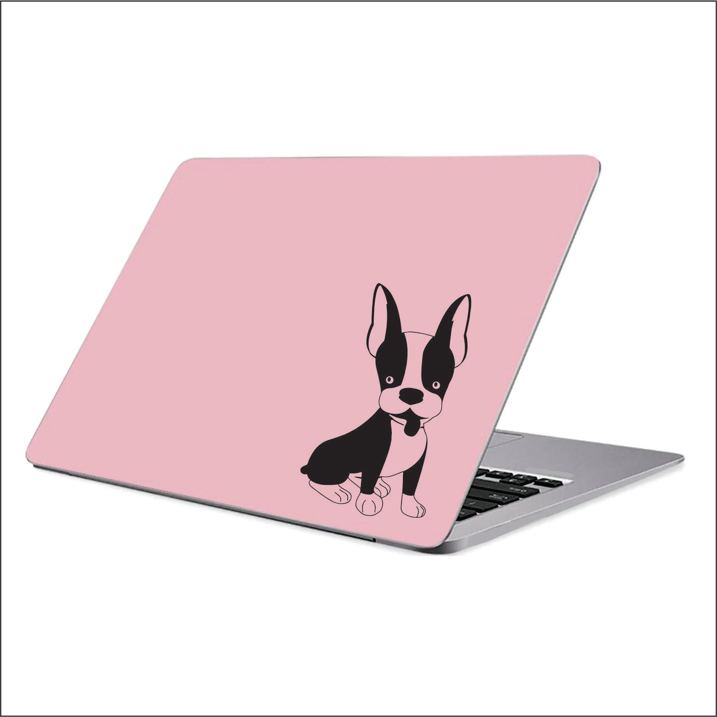 BOSTON TERRIER DOG full body Vinyl Decal Sticker