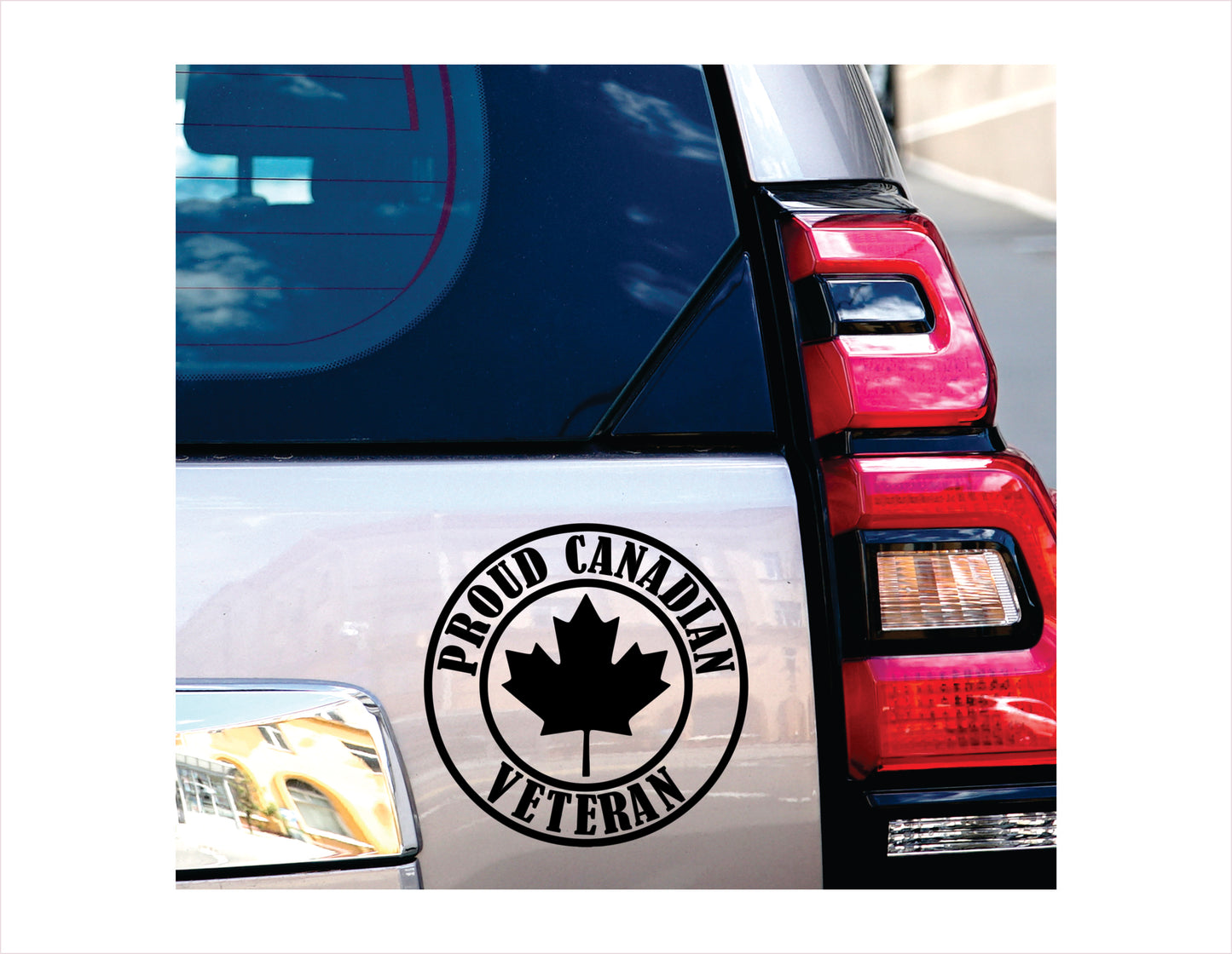 Proud Canadian Veteran Decal Sticker - FREE shipping