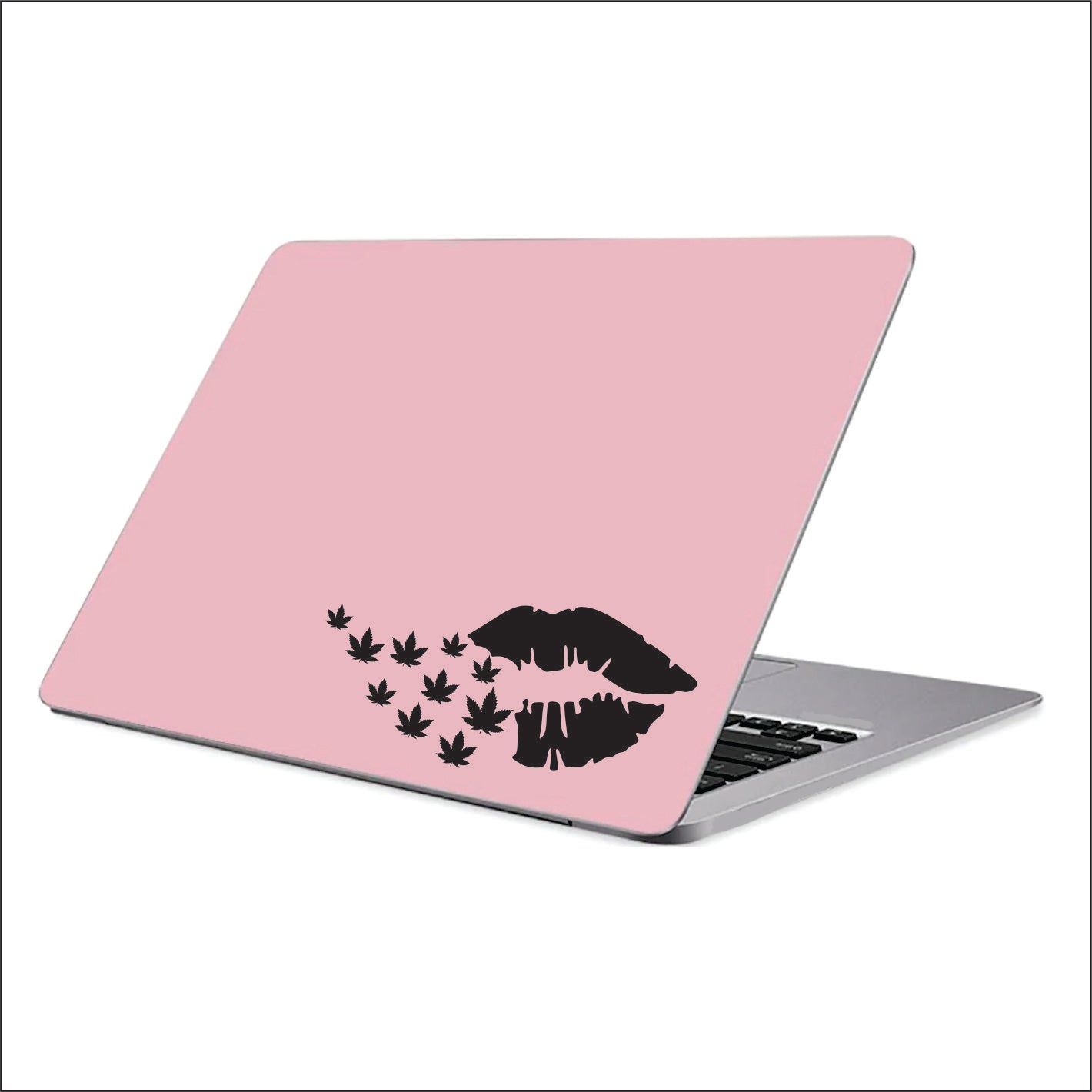 Cannabis Lip Vinyl Decal Sticker FREE shipping
