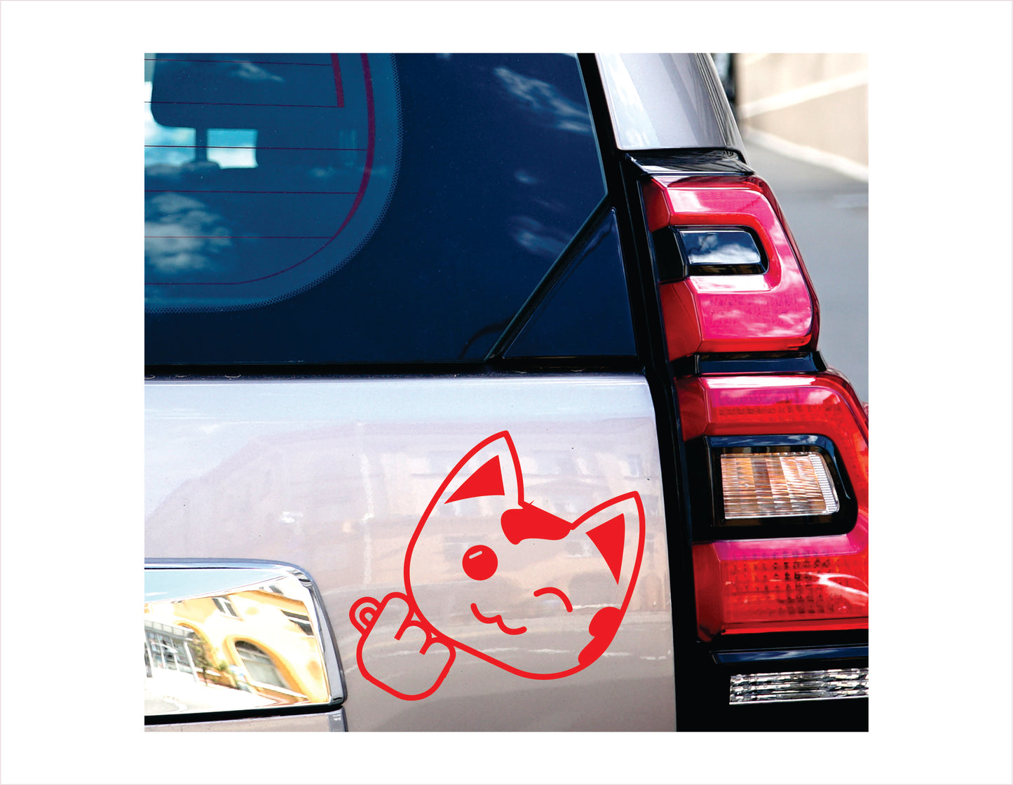 Cat Korean Heart Decal FREE shipping