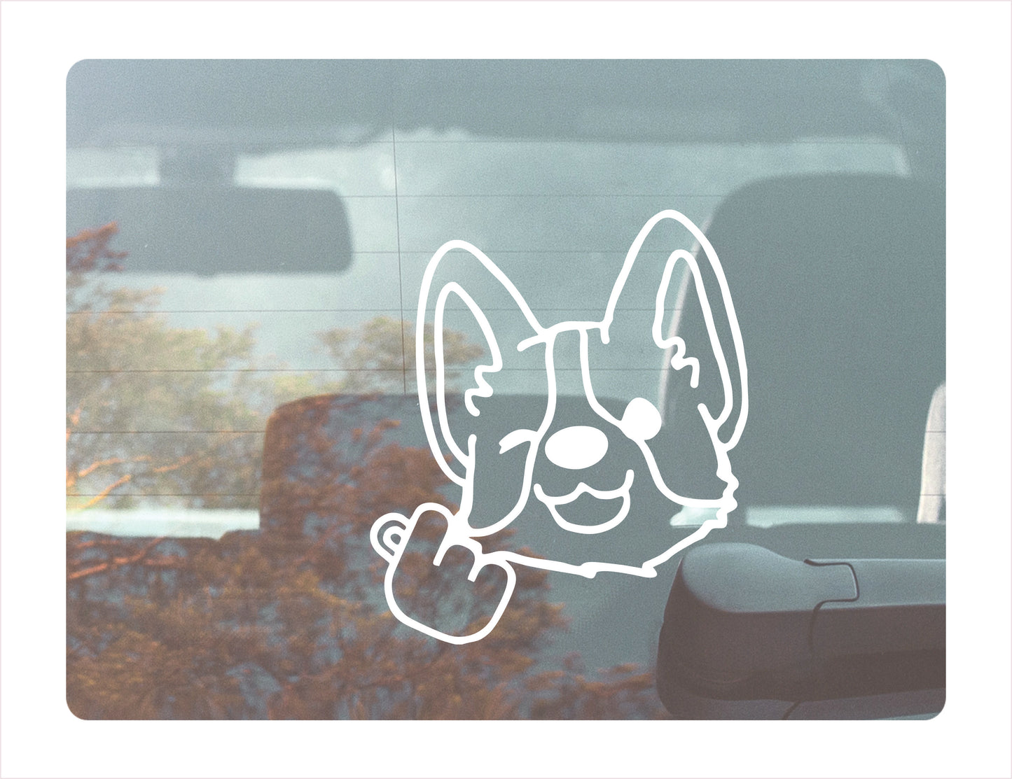 Corgi Korean Heart Decal FREE shipping