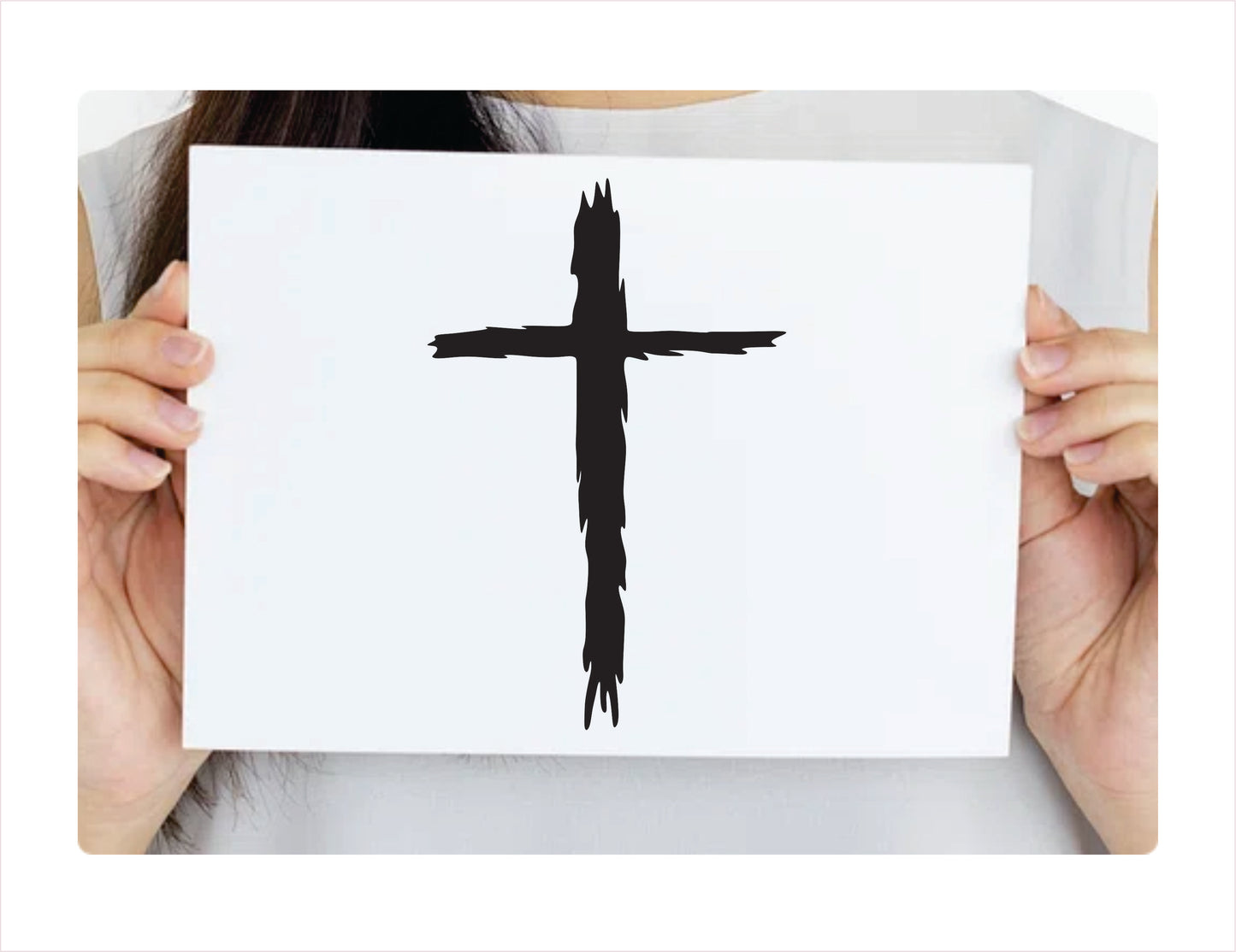 Jesus Cross Decal Sticker - FREE shipping