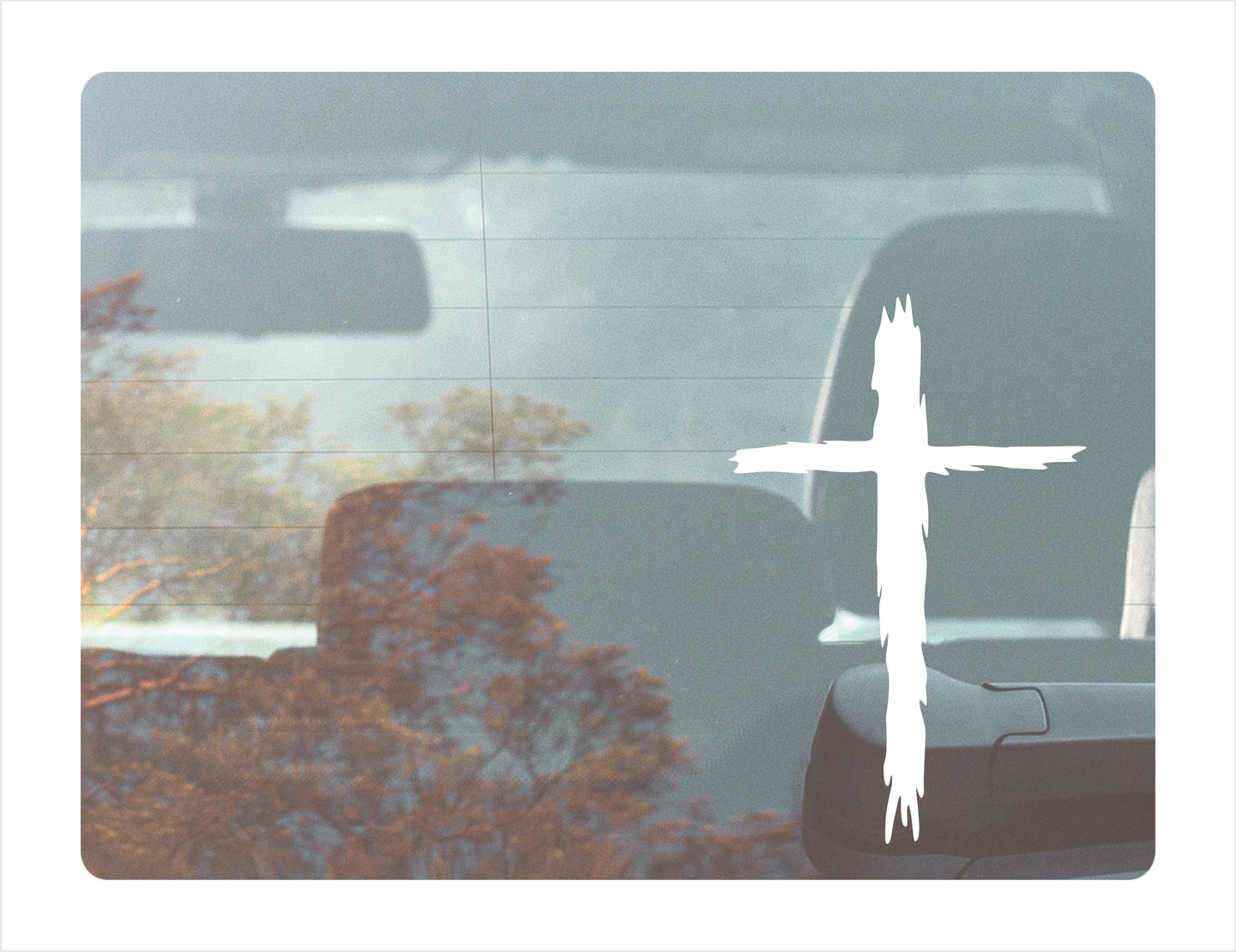 Jesus Cross Decal Sticker - FREE shipping