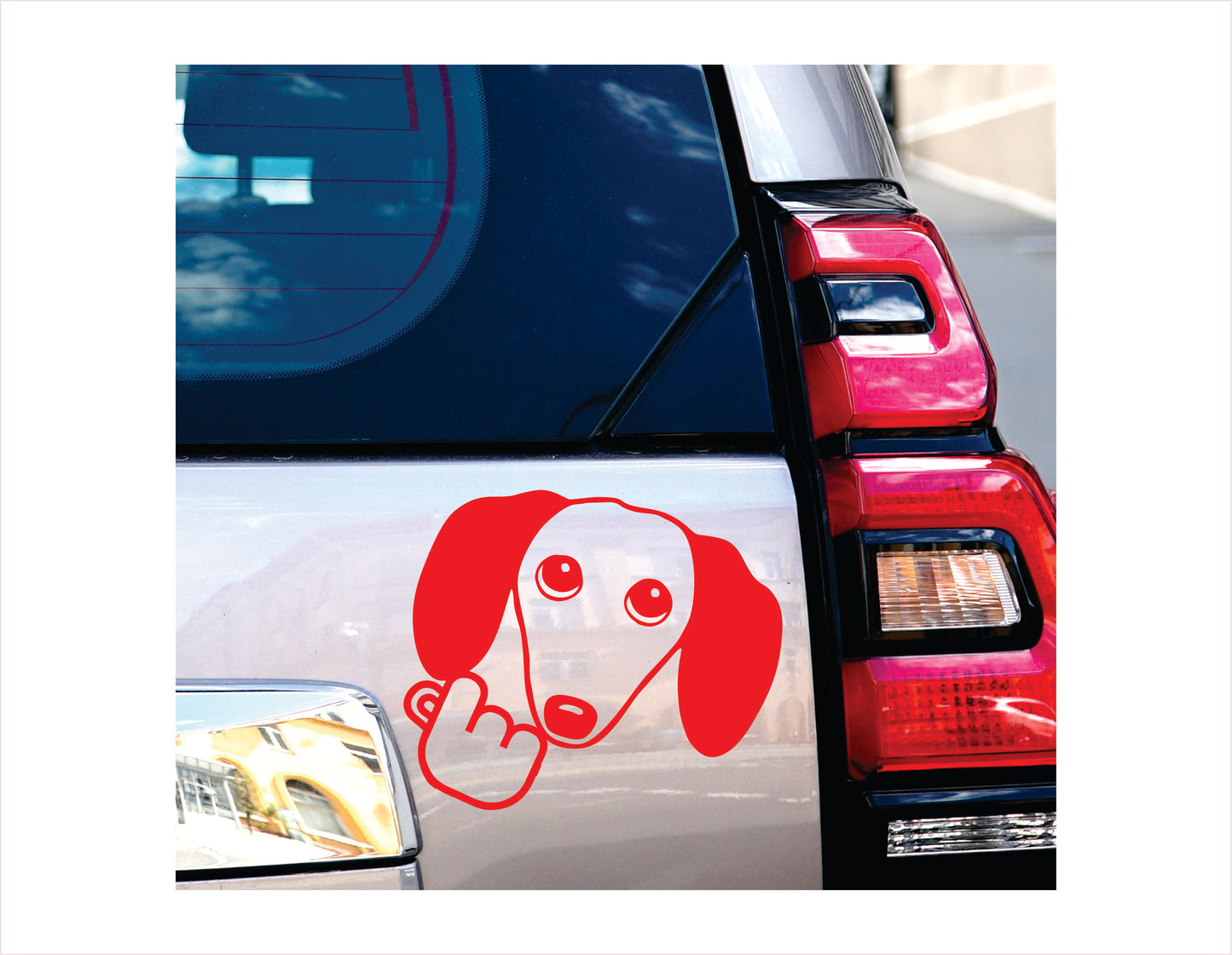 Dachshund Korean Heart Decal FREE shipping