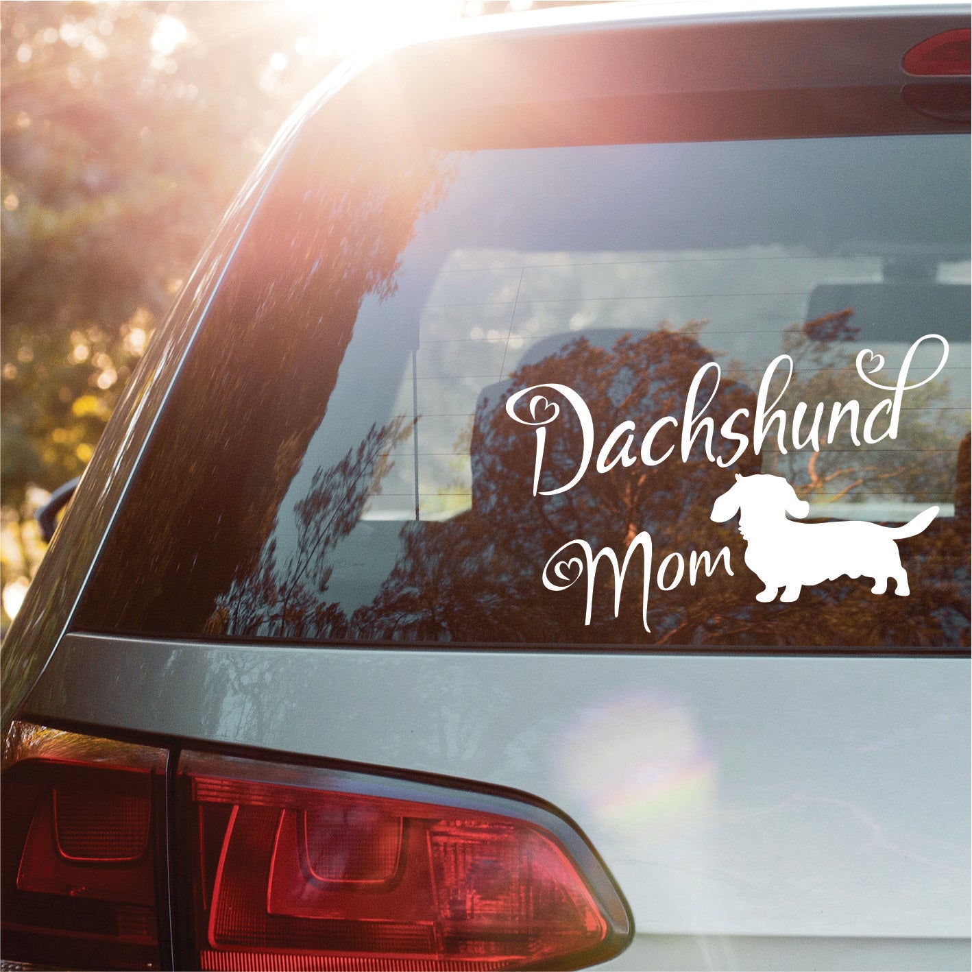 Dachshund Mom Decal Sticker