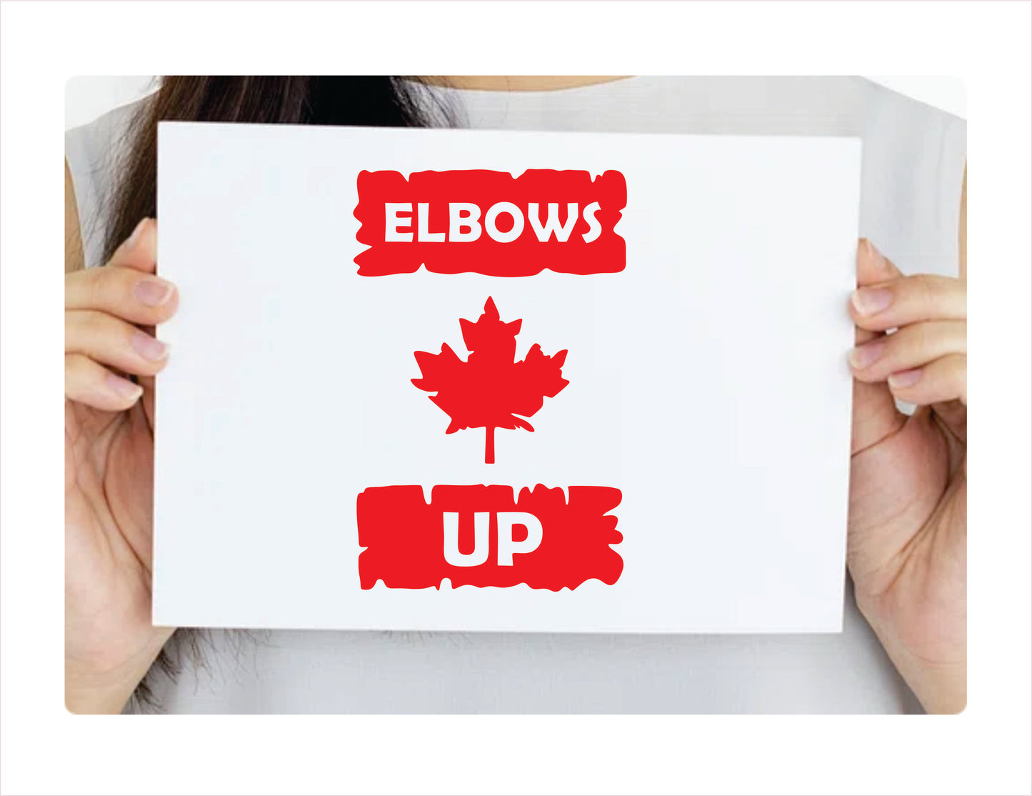 Elbows Up Decal Sticker - FREE shipping