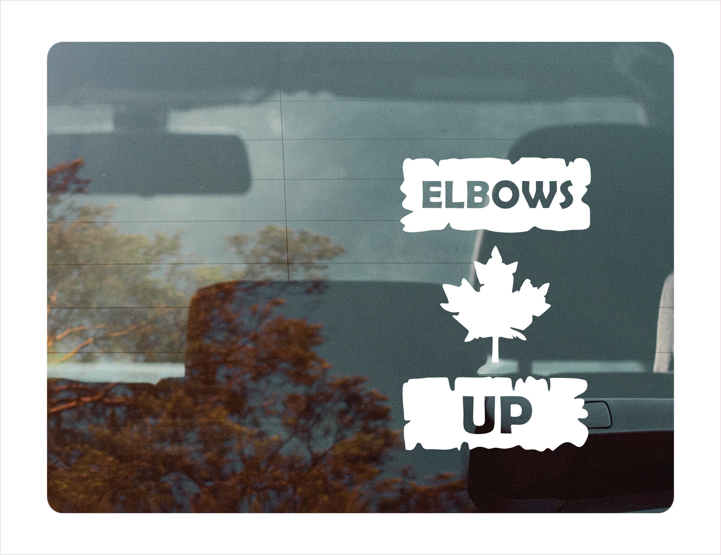 Elbows Up Decal Sticker - FREE shipping
