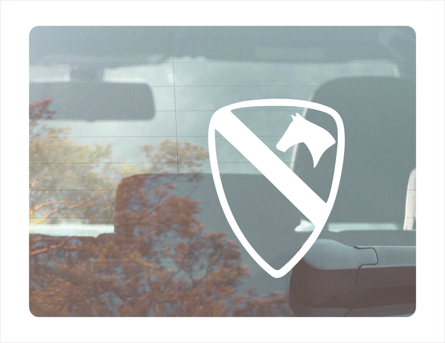 US Army First Cavalry Division Sticker Vinyl Decal - FREE shipping