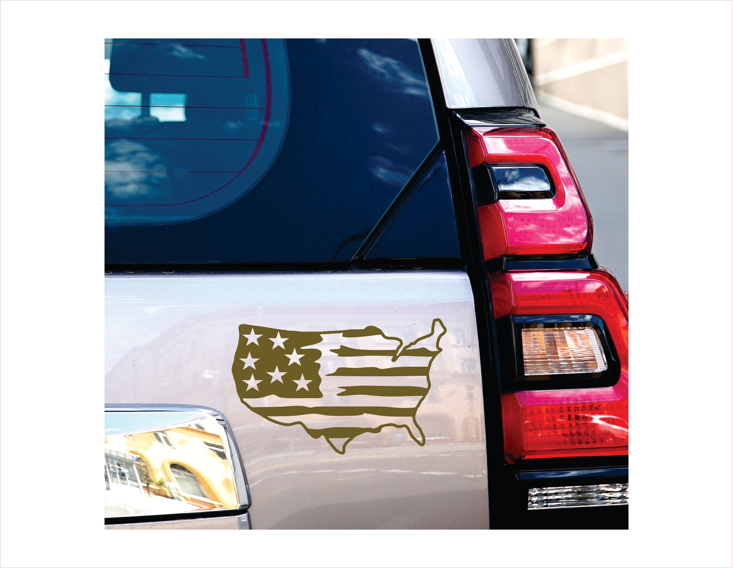 USA FLAG Decal Sticker - FREE shipping