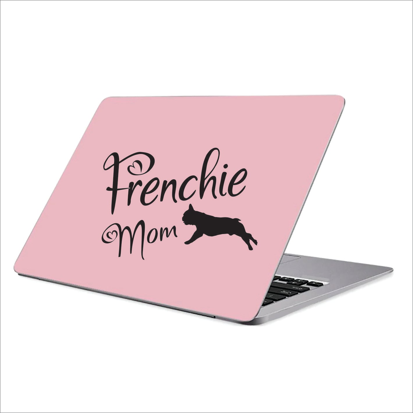 Frenchie Mom Black Vinyl Decal Sticker