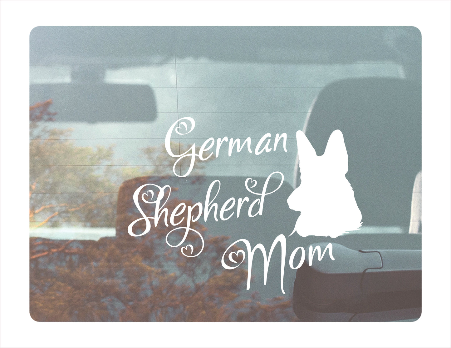 German Shepherd Mom Decal Sticker FREE shipping