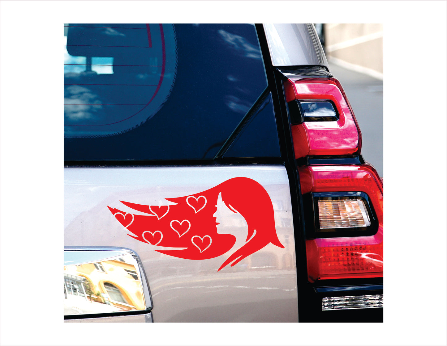 Girl Hair Vinyl Decal Sticker FREE shipping