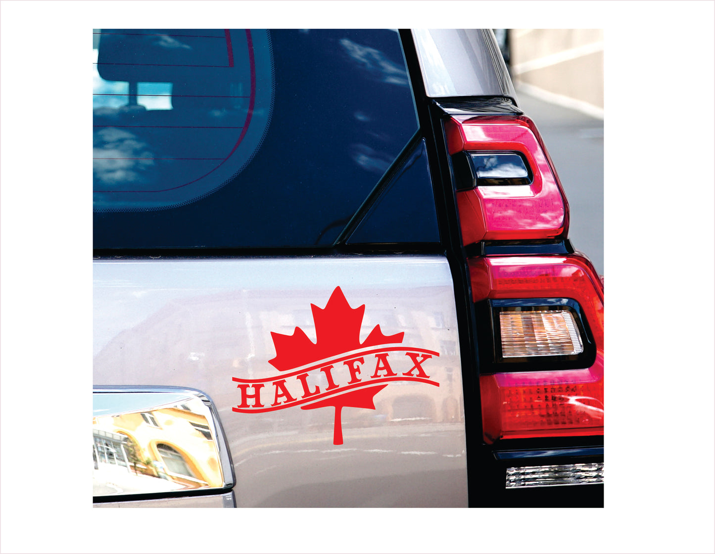 Halifax Canada Red Decal Sticker