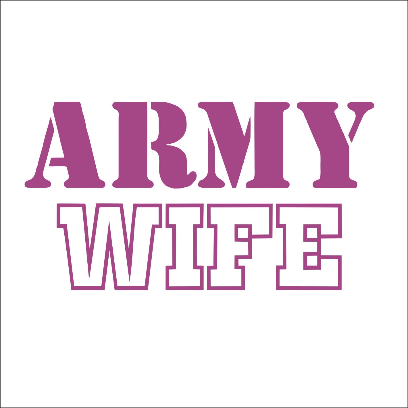 Army Wife Trucker Hat