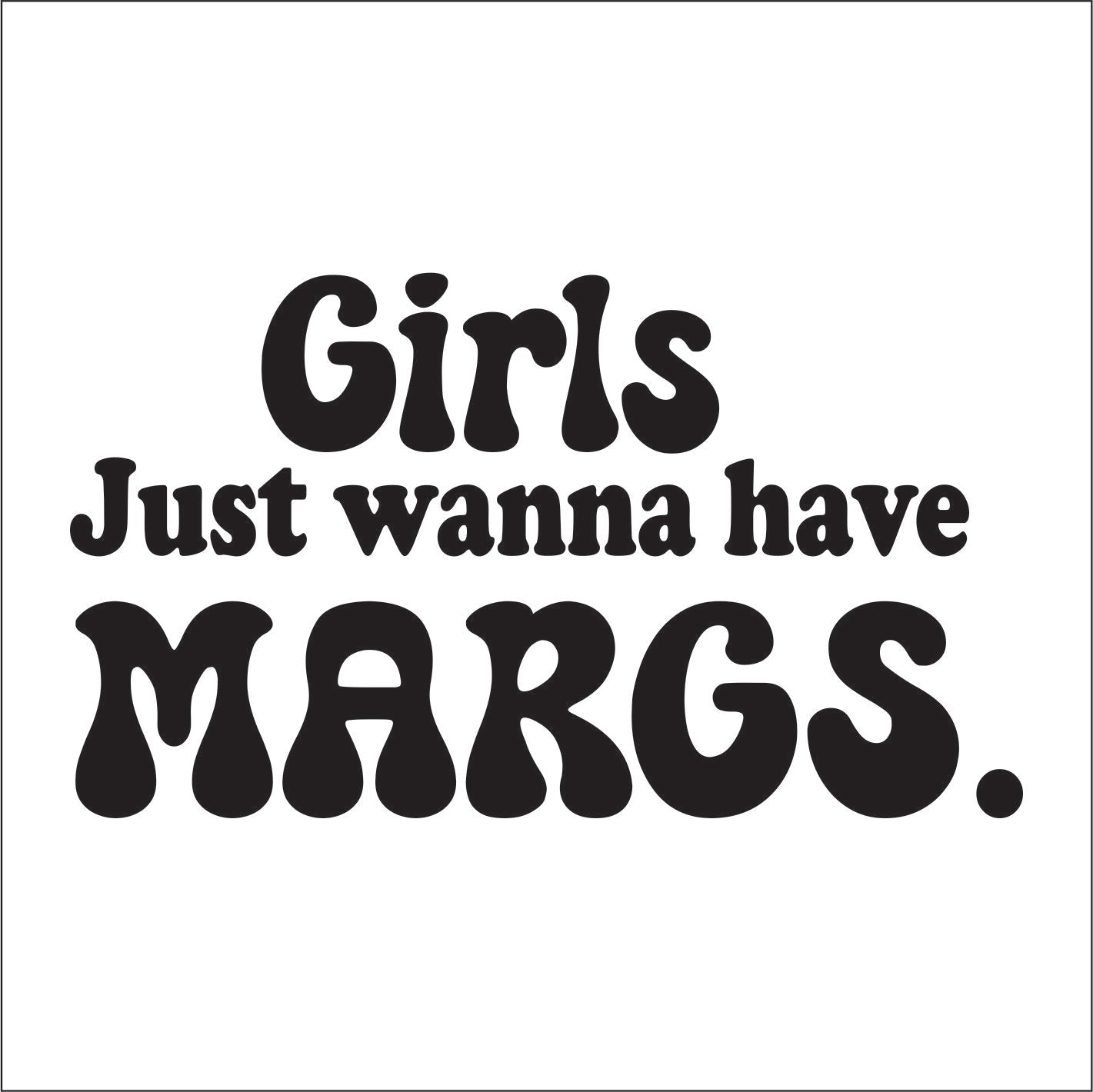 Girls just wanna have margs. Trucker hat