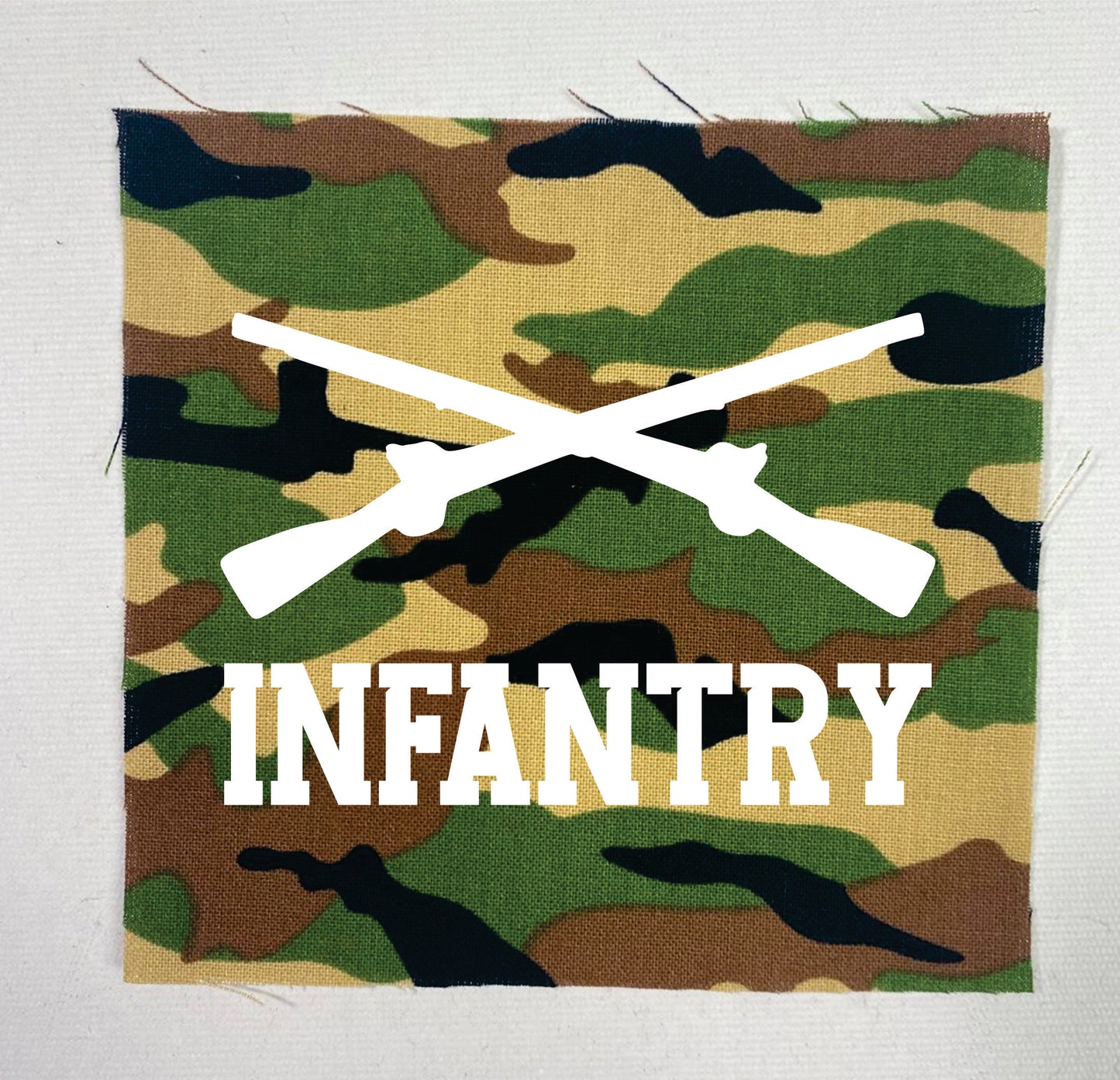 Infantry Army Sew-On Patch Camo Military Pride Patch