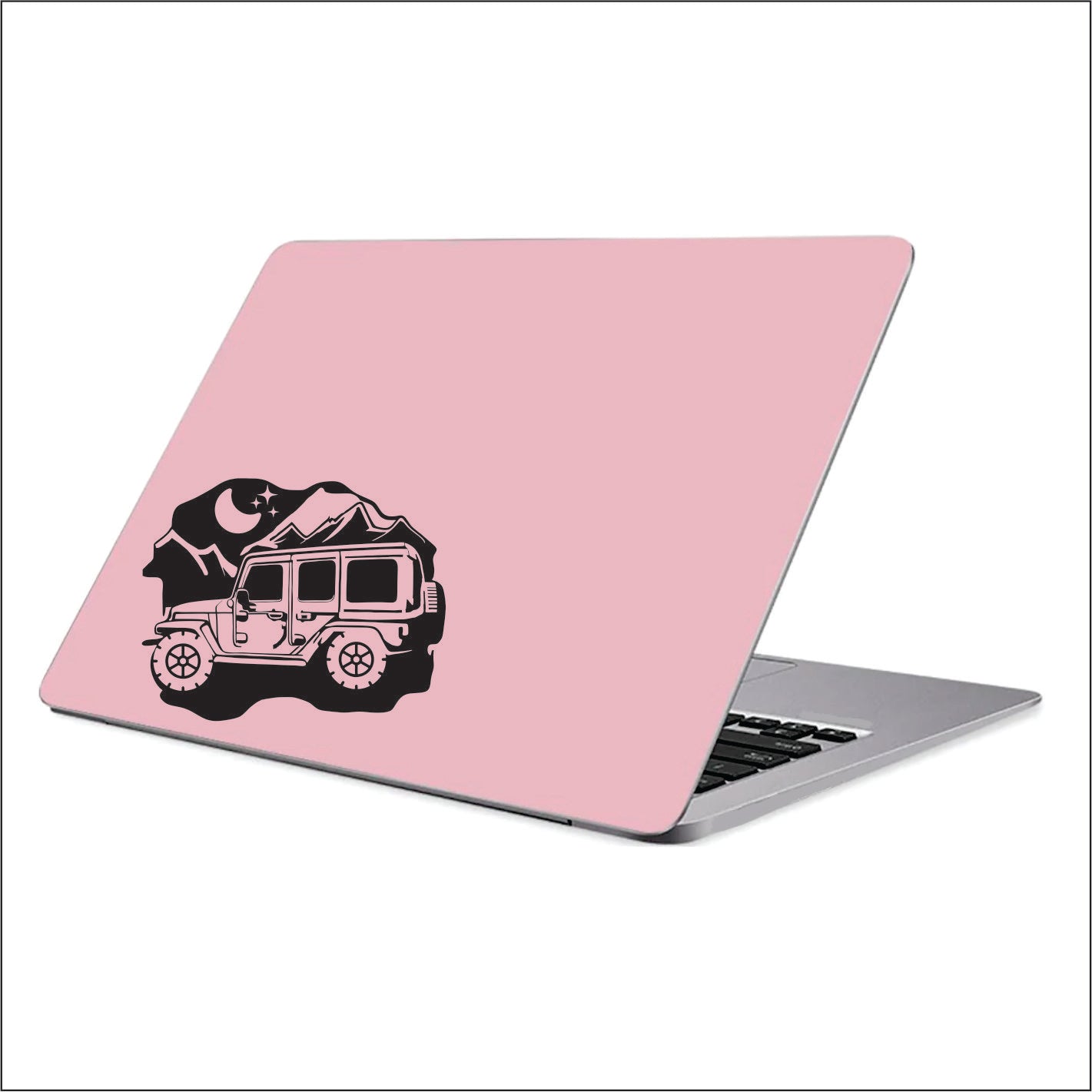 JEEP OFFROAD MOUNTAIN TRAVEL Night Vinyl Decal Sticker  FREE shipping