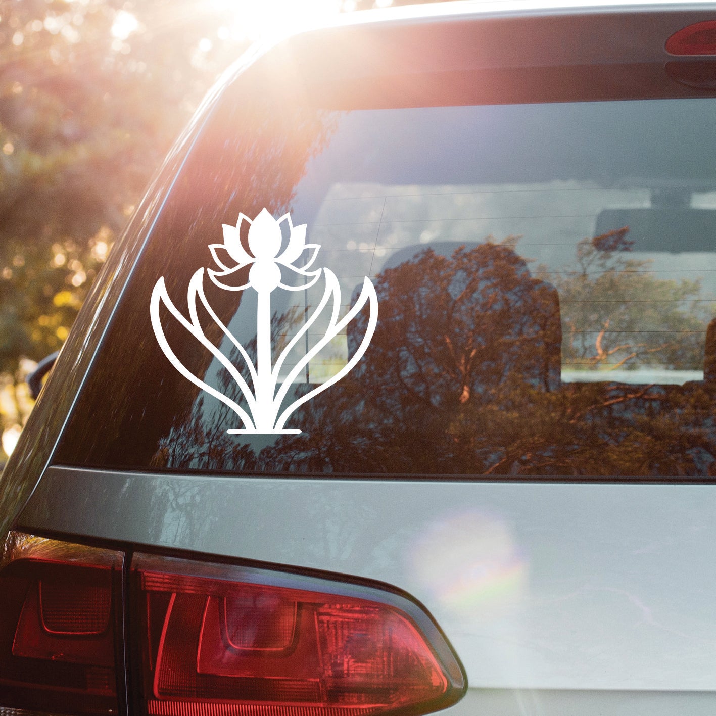 Lotus Daisy Vinyl Decal Sticker