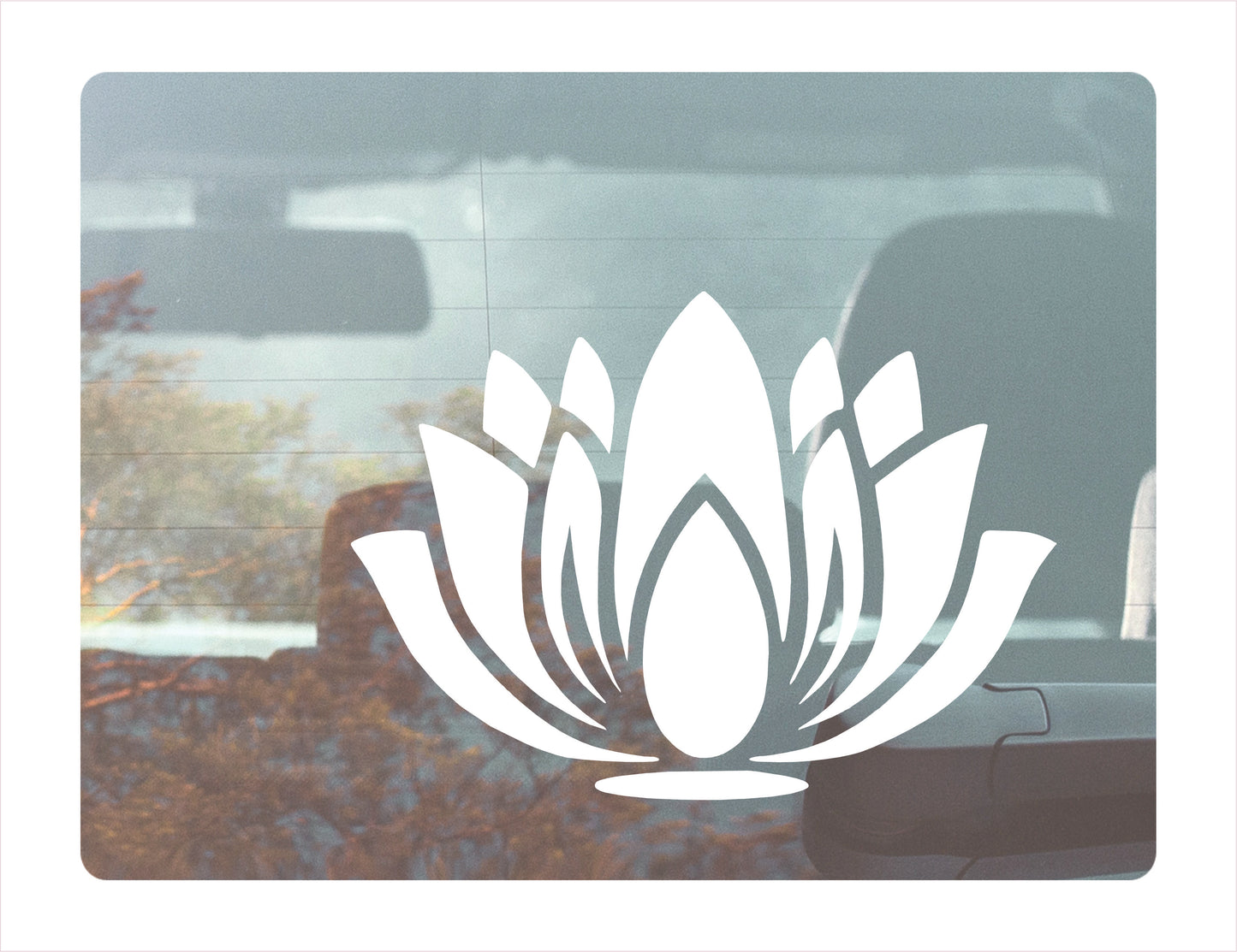 Flower New Lotus Vinyl Decal Sticker FREE shipping