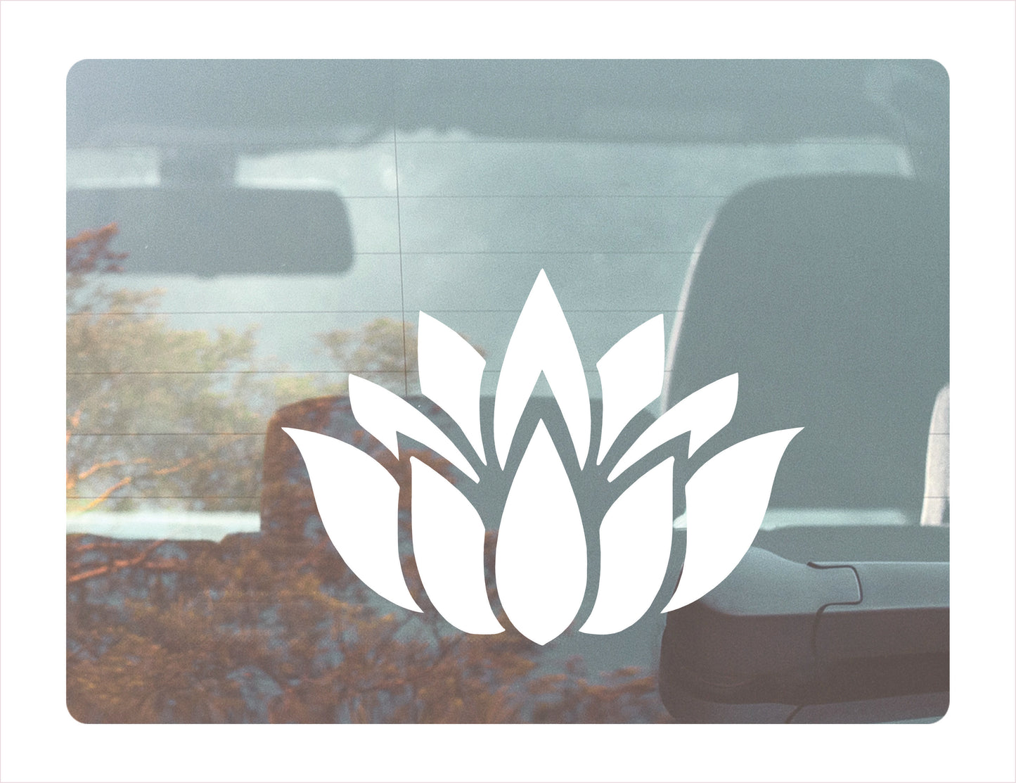 Flower Lotus Rose Vinyl Decal Sticker FREE shipping