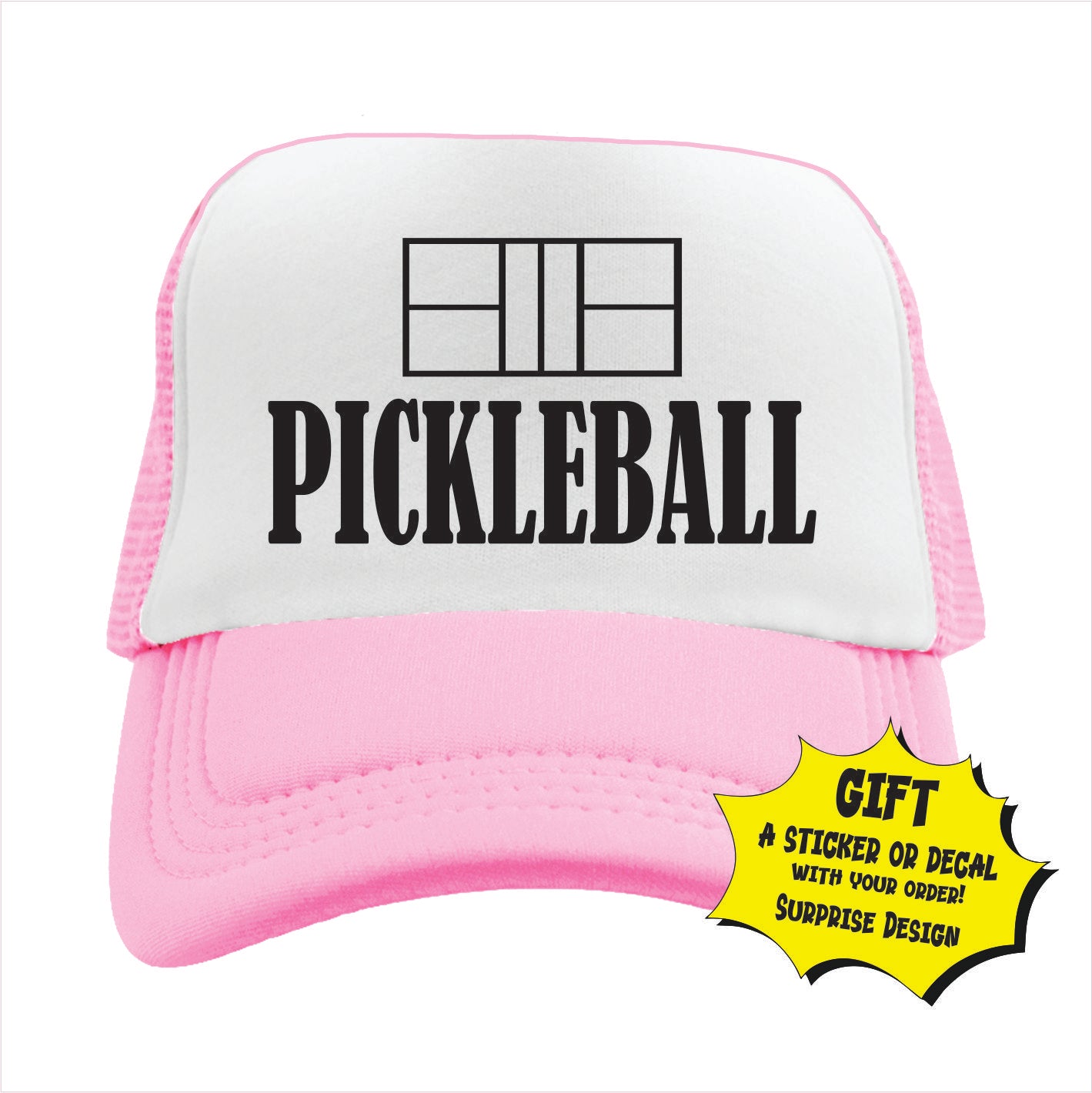 Pickleball Trucker Hat Cap