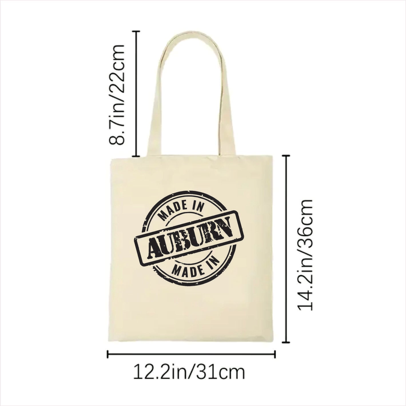 Made in Auburn tote bag Maine 3