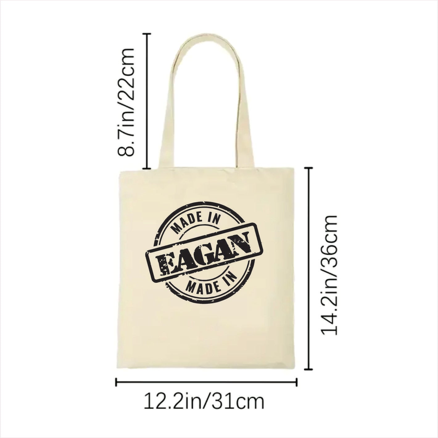 Made in Eagan tote bag Minnesota 2