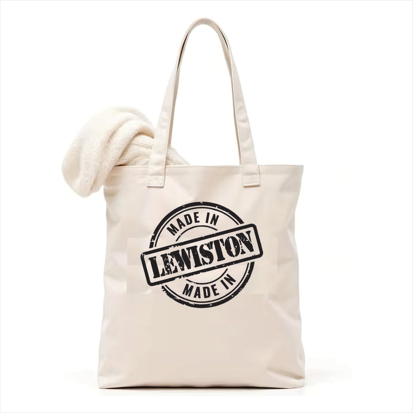 Made in Lewiston tote bag Maine 3