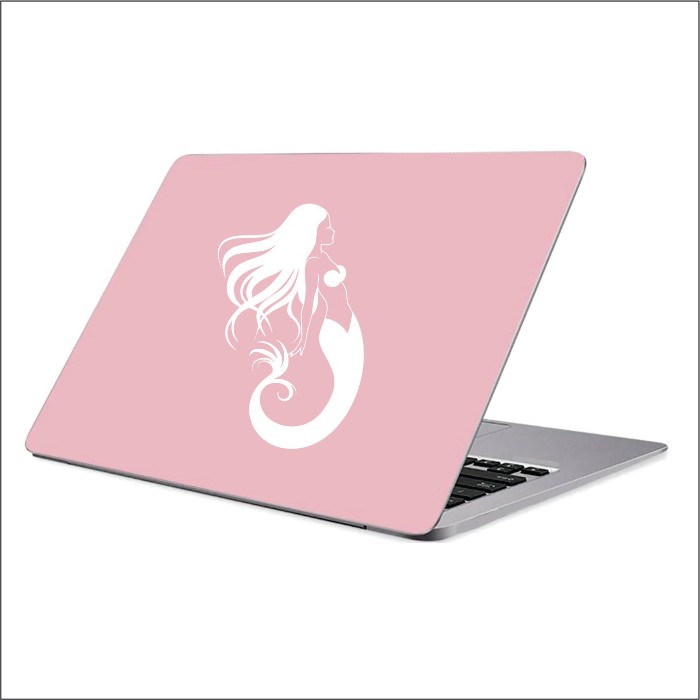 Mermaid Vinyl White Vinyl Decal Sticker