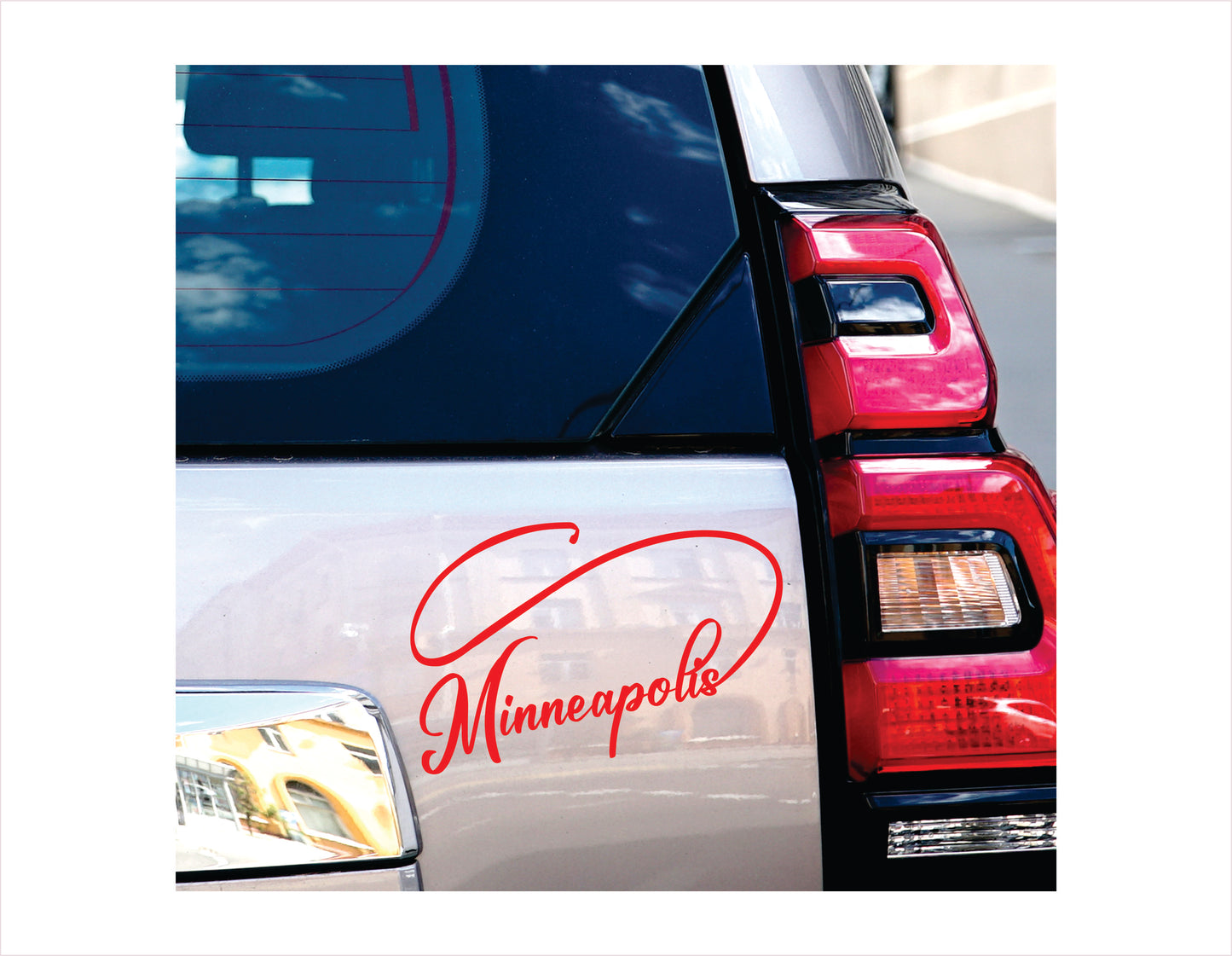 Minneapolis Fishing Decal Sticker - FREE shipping