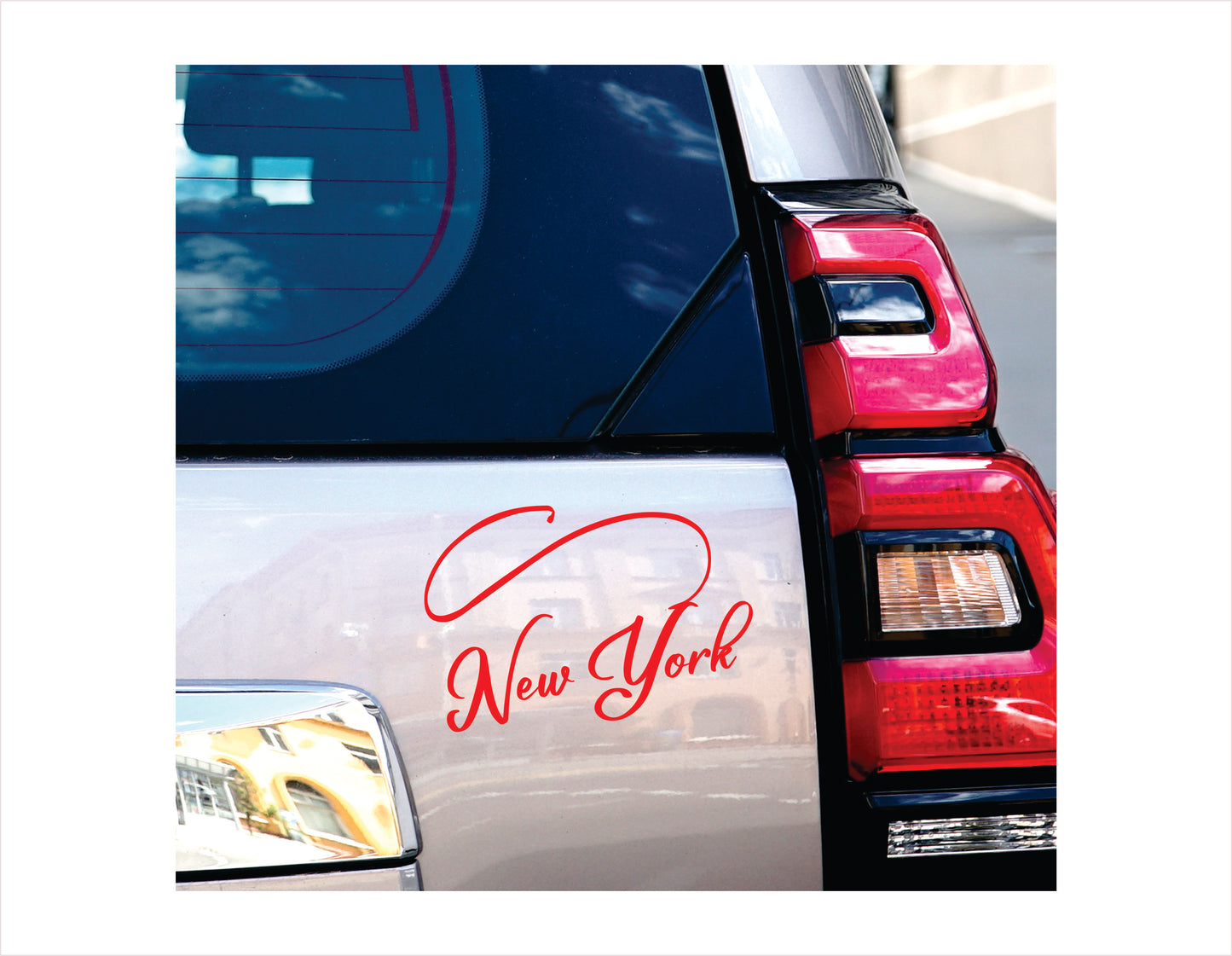 New York Fishing Decal Sticker - FREE shipping