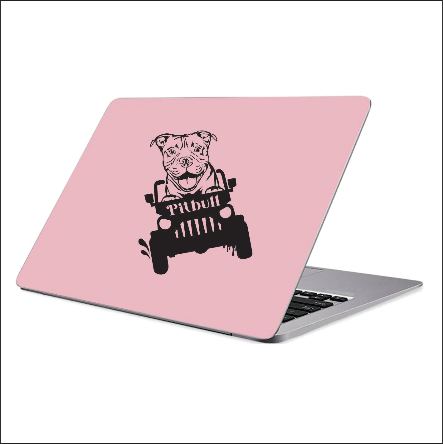 PITBULL DOG off road Black Vinyl Decal Sticker