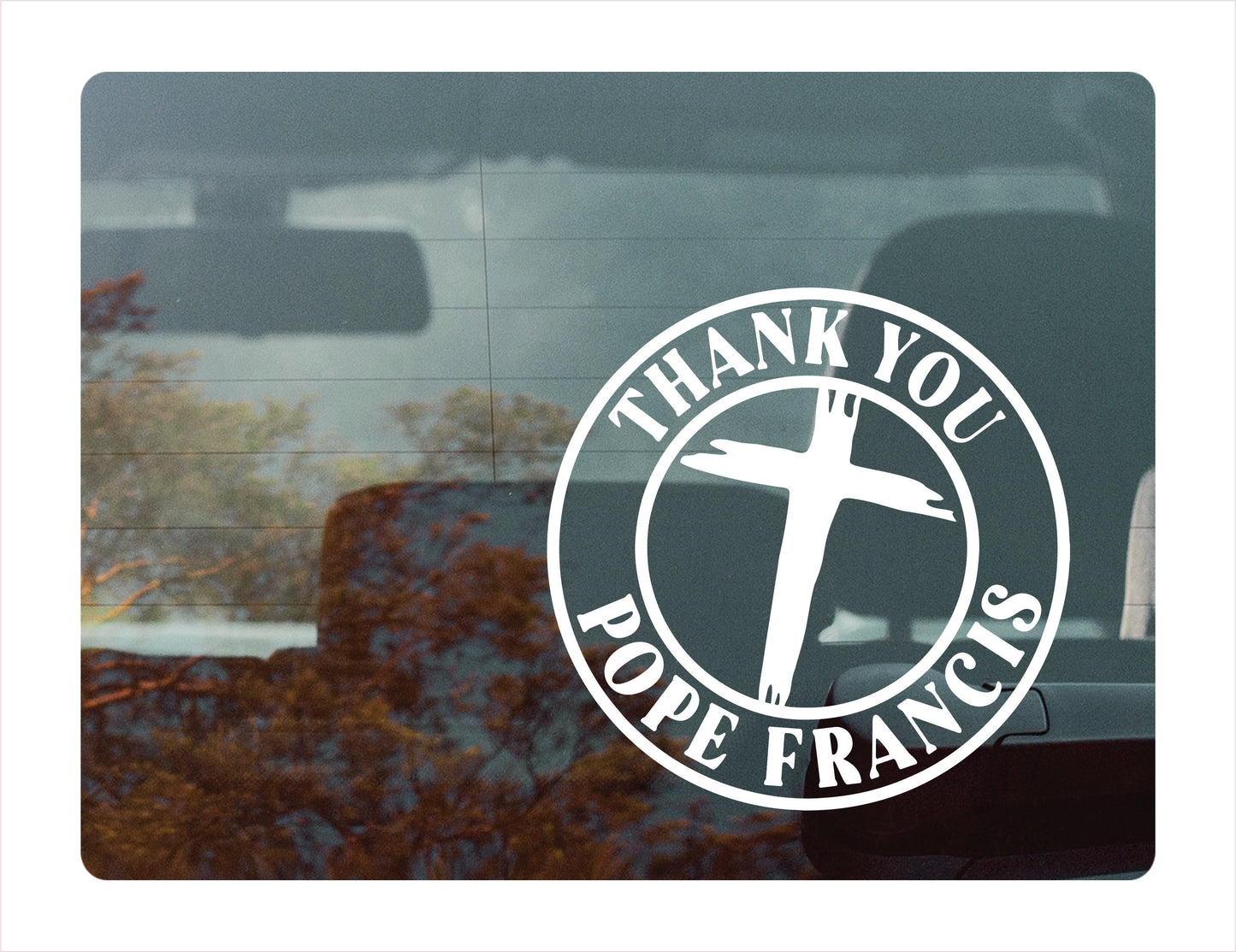 Pope Francis Decal Sticker - FREE shipping