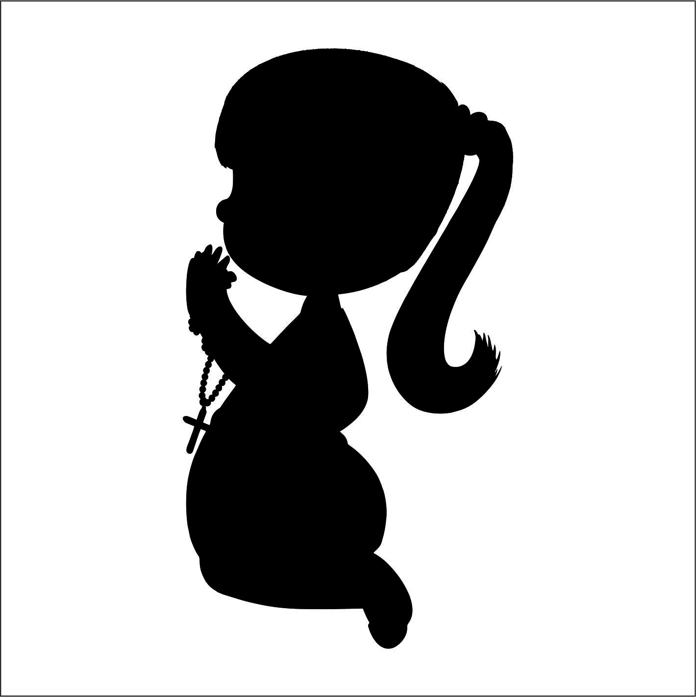 Pray Girl Vinyl Decal Sticker FREE shipping