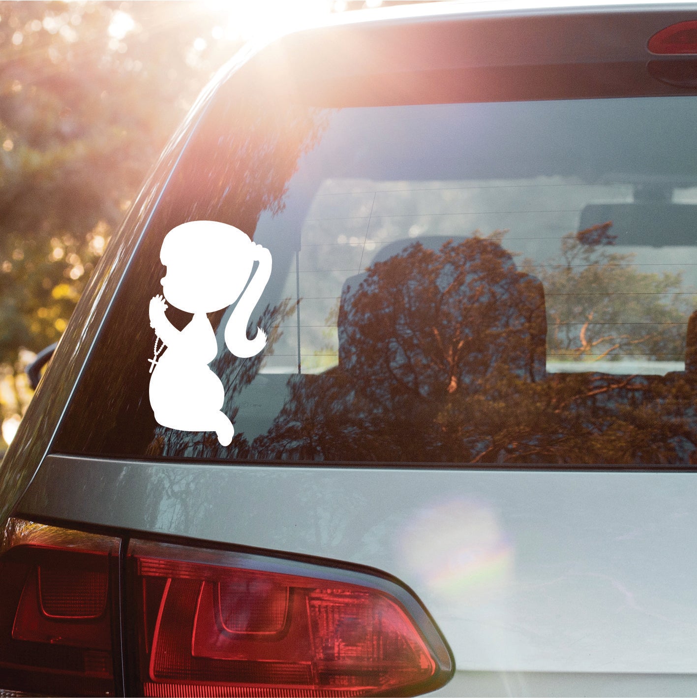 Pray Girl Vinyl Decal Sticker FREE shipping
