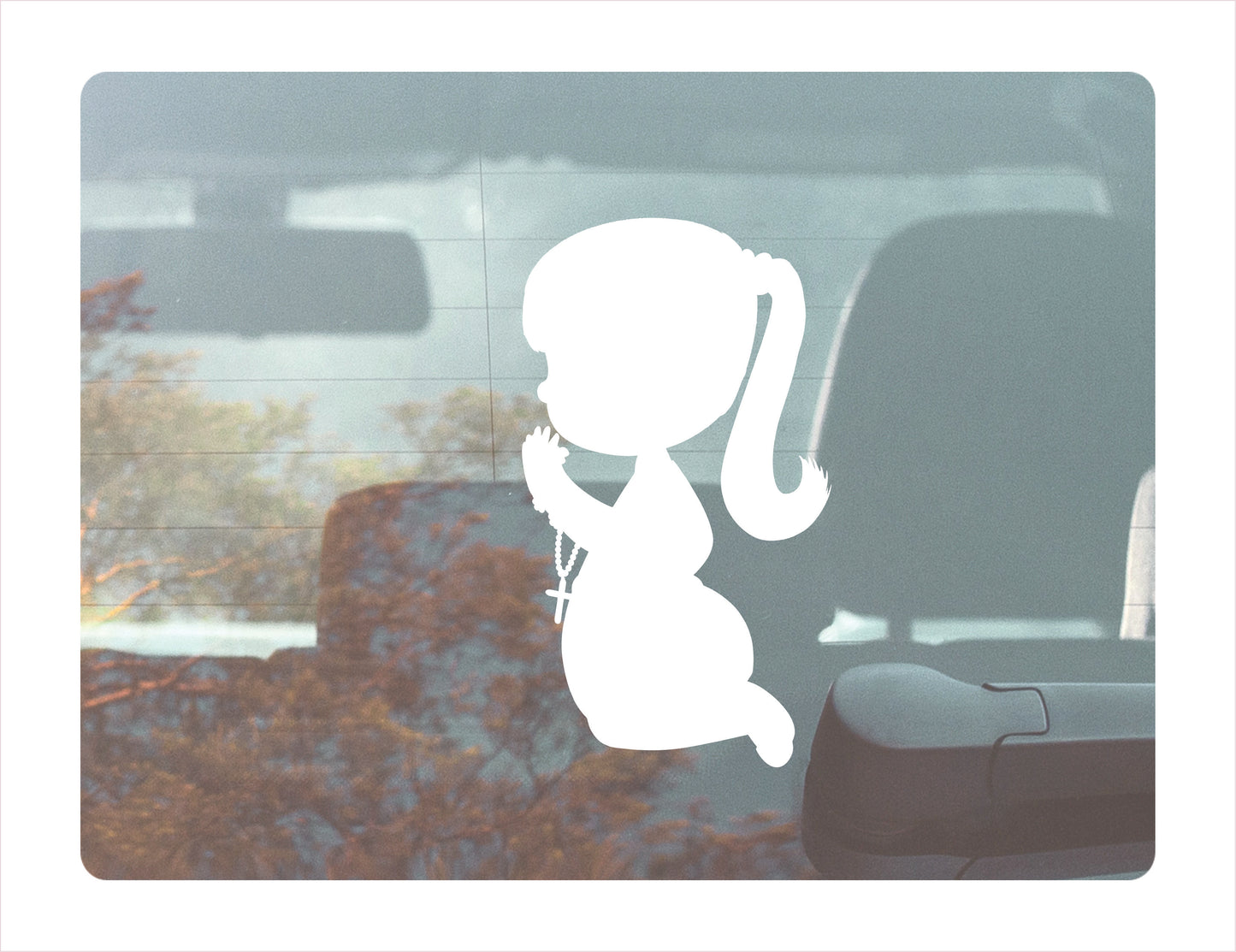 Pray Girl Vinyl Decal Sticker FREE shipping