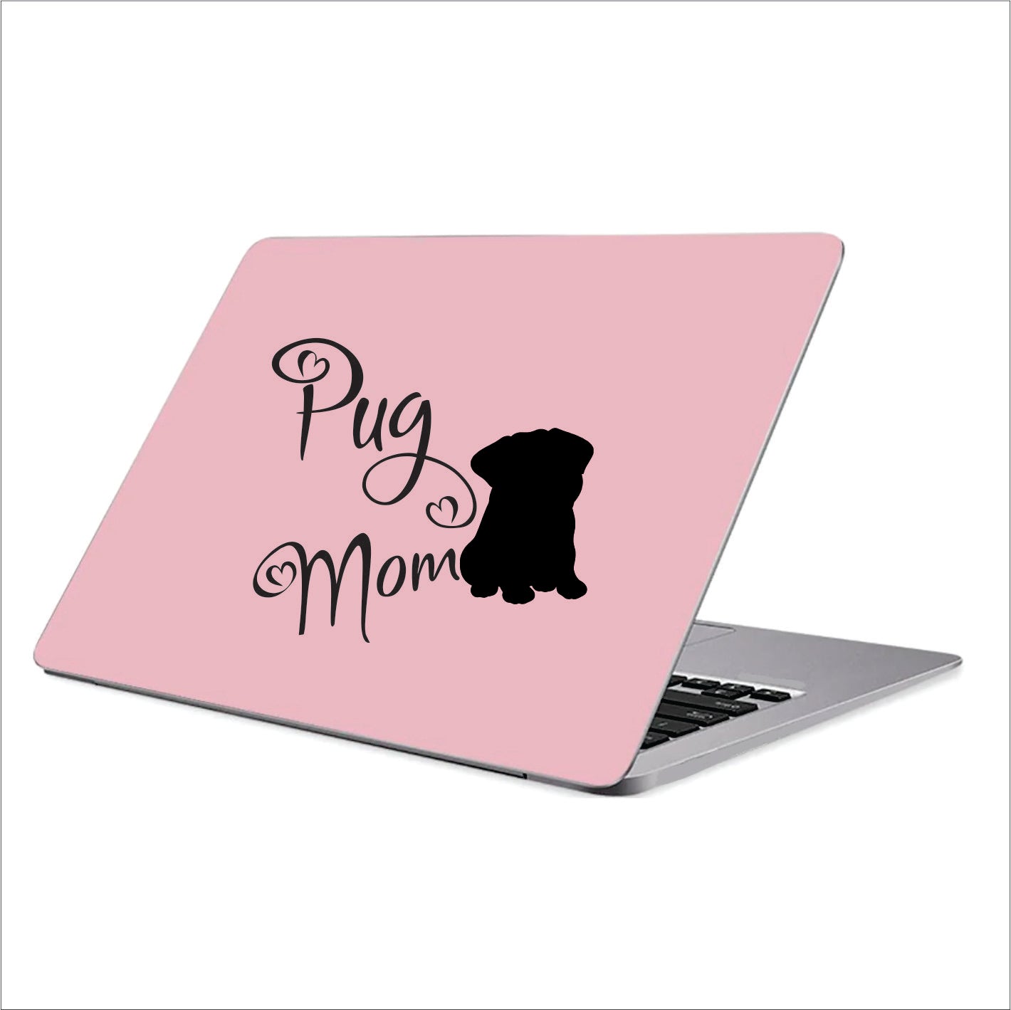 Pug Mom Decal Sticker FREE shipping