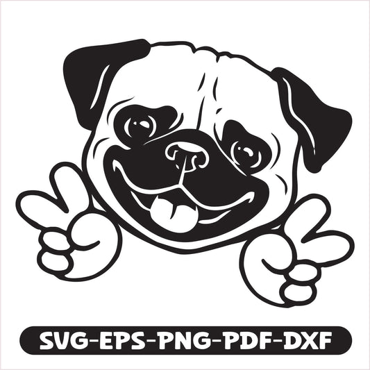 This versatile cutting design comes in multiple formats SVG, EPS, PNG, PDF, and DXF