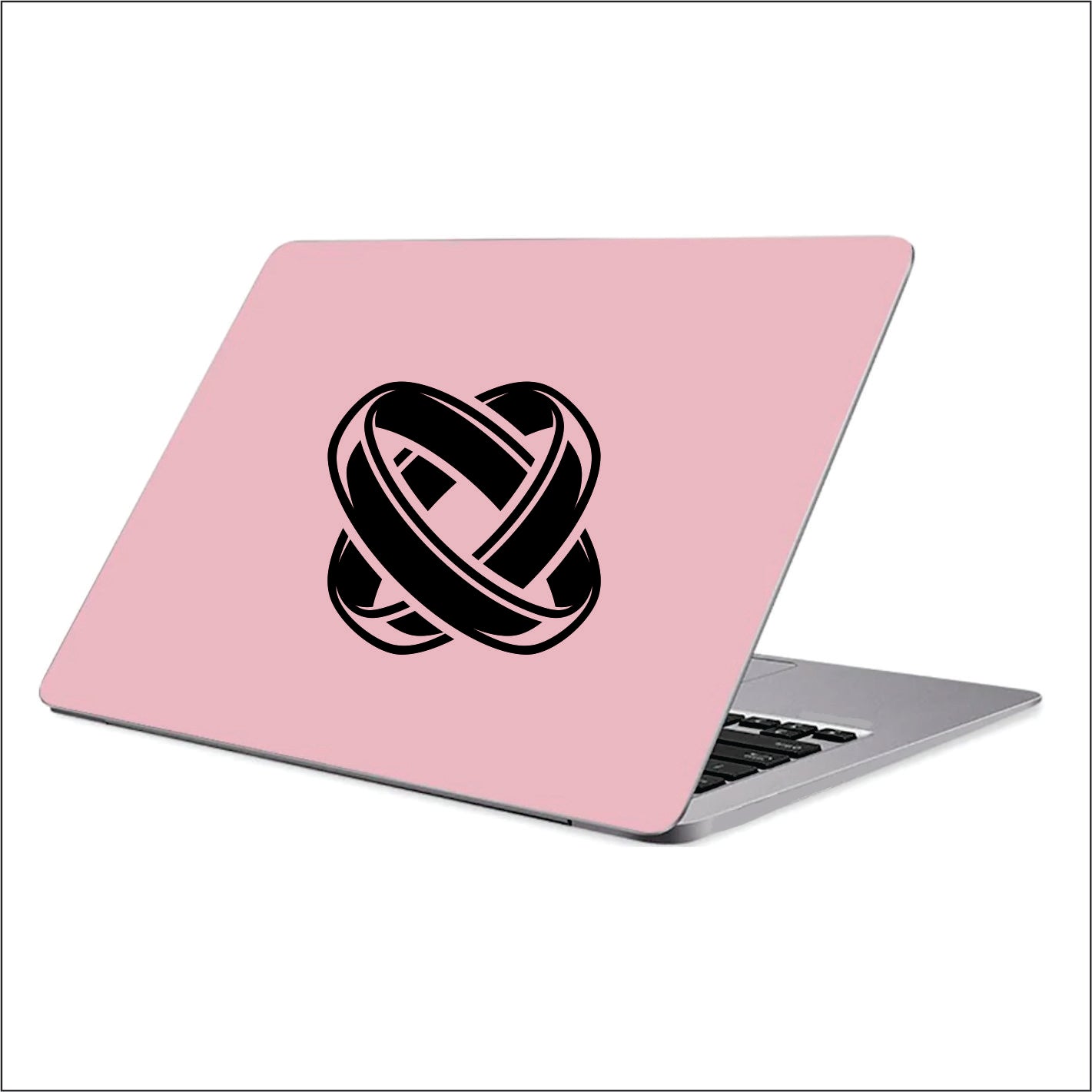 RING Black Vinyl Decal Sticker