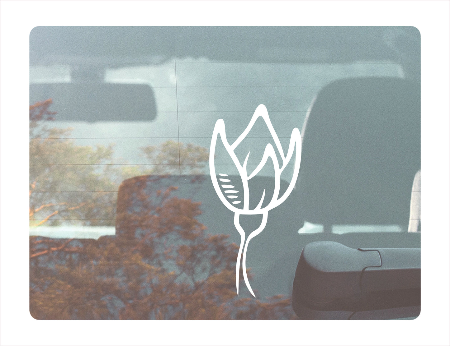 Gold Flowers Vinyl Decal Sticker FREE shipping