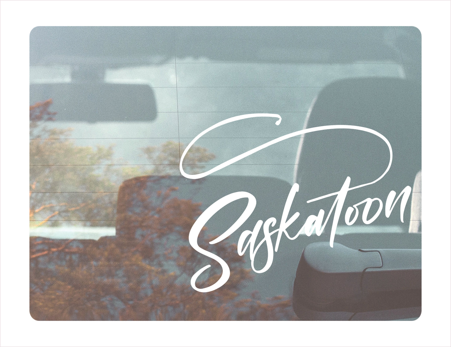 Saskatoon Fishing Decal Sticker - FREE shipping